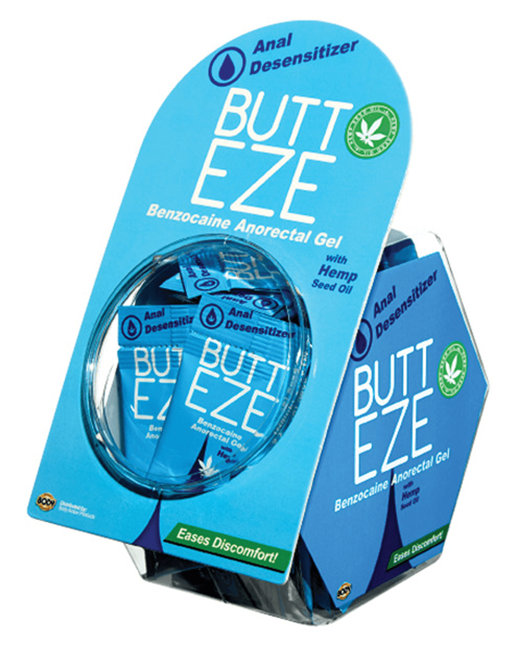 BUTT EZE SAMPLE PACKET 50PC FISH BOWL DISPLAY