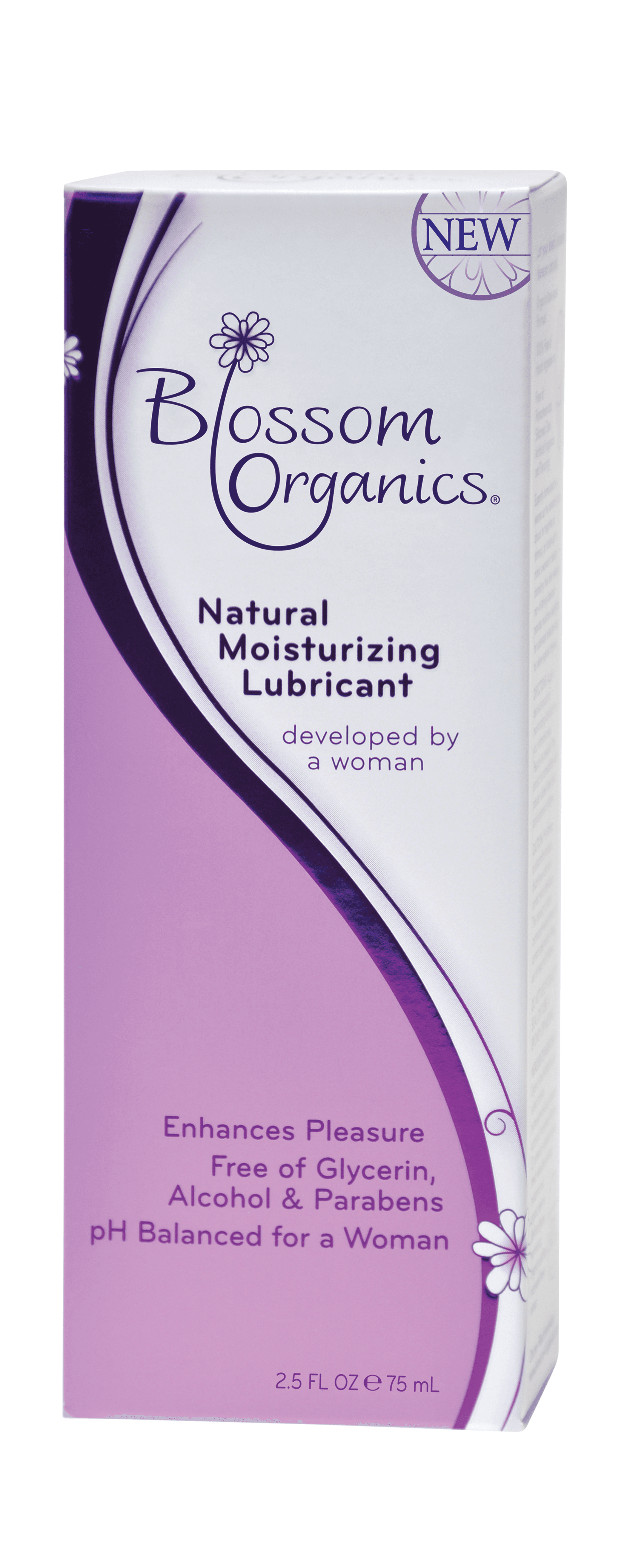 BLOSSOM ORGANICS NATURAL LUBE 2.5 OZ