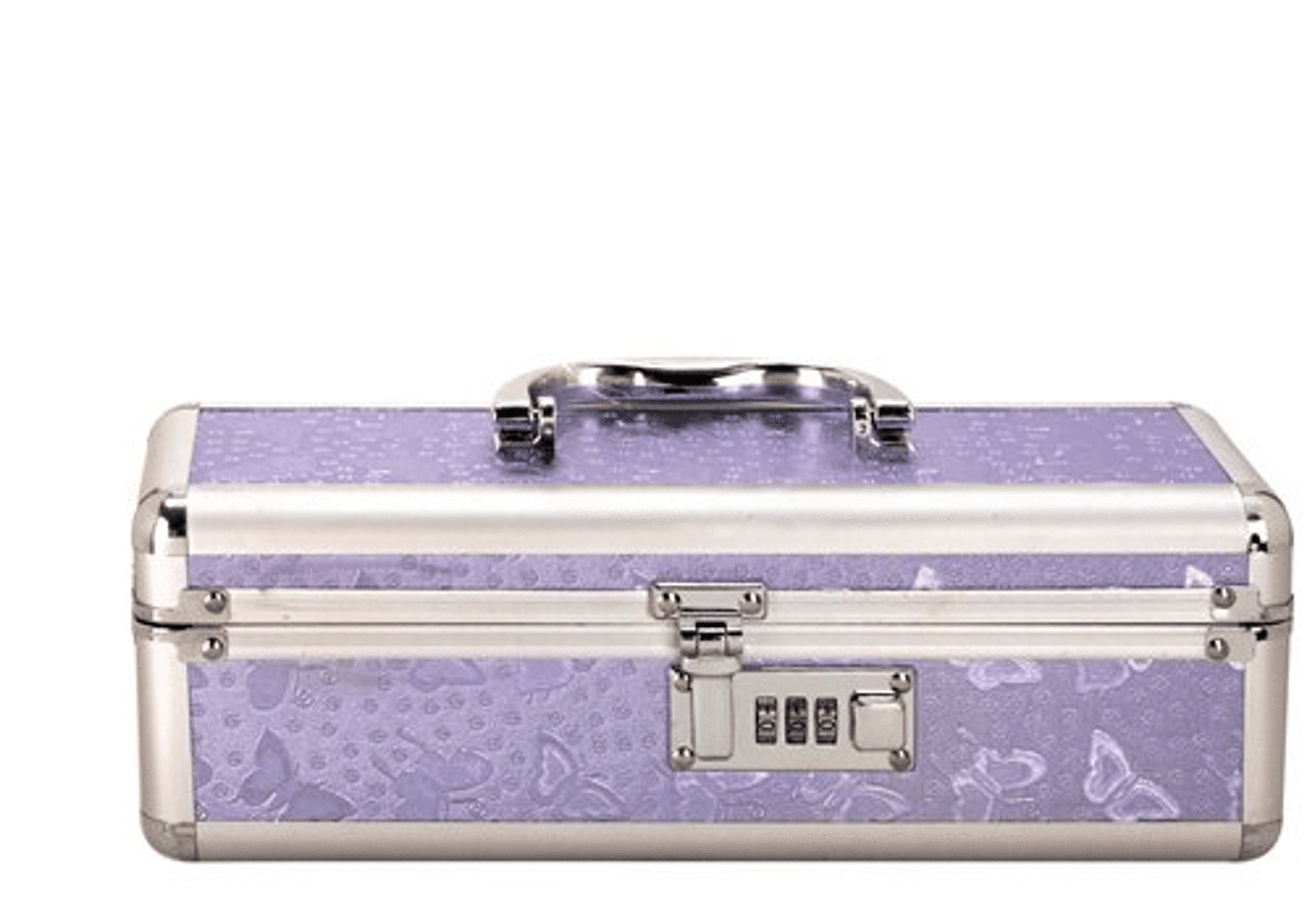 LOCKABLE VIBRATOR CASE PURPLE SMALL