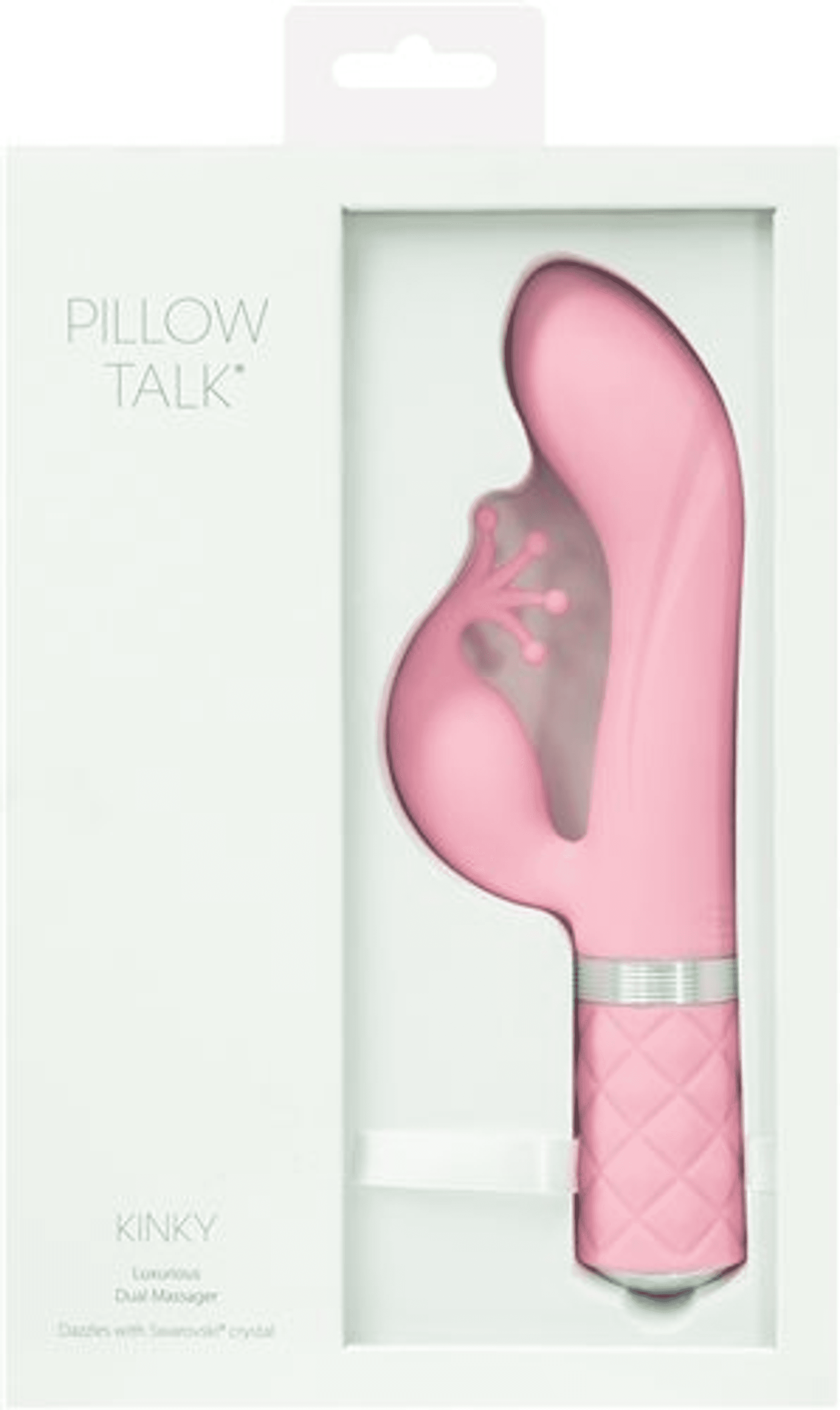 PILLOW TALK KINKY CLITORAL W/ SWAROVSKI CRYSTAL PINK