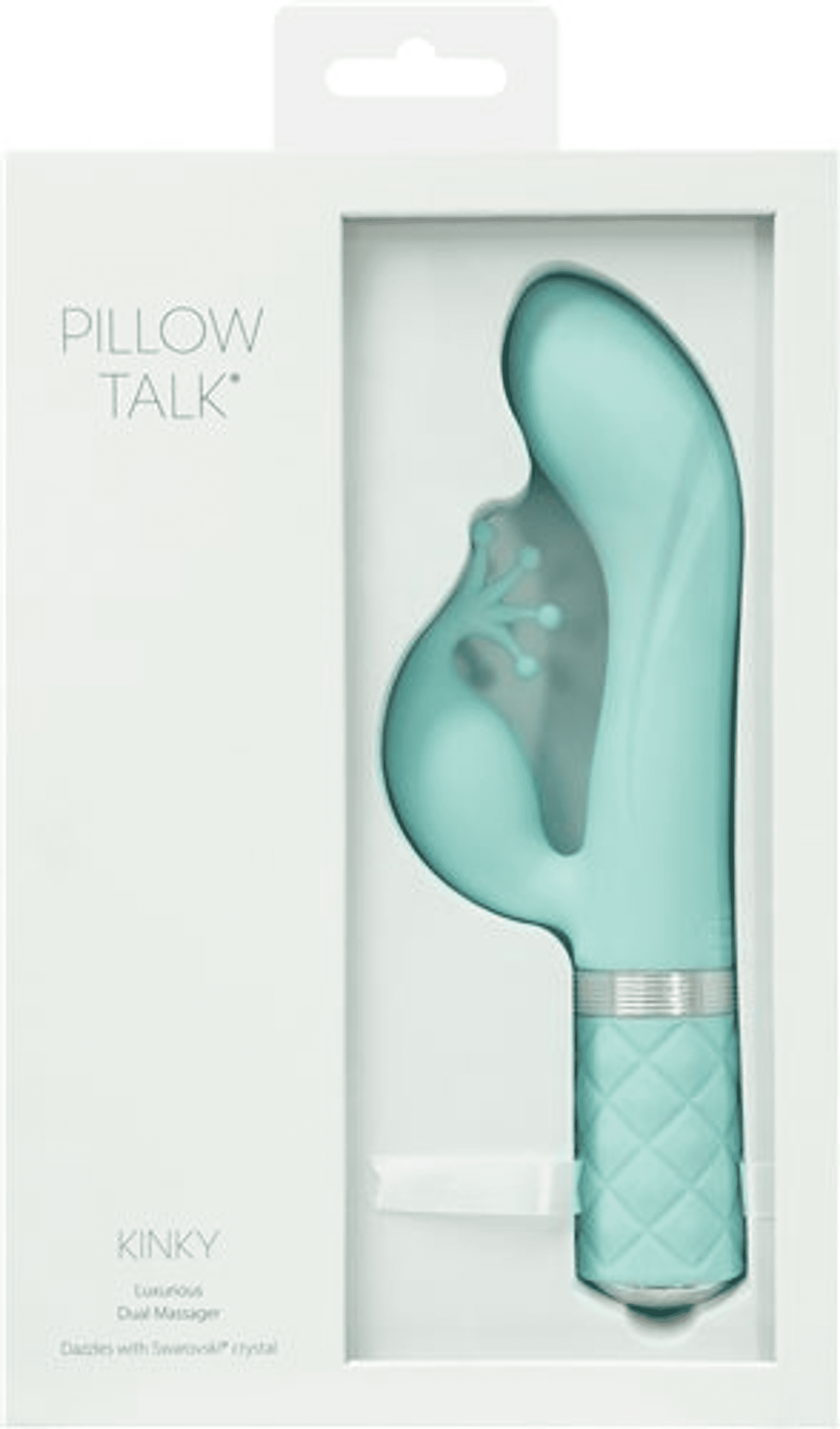 PILLOW TALK KINKY CLITORAL W/ SWAROVSKI CRYSTAL TEAL
