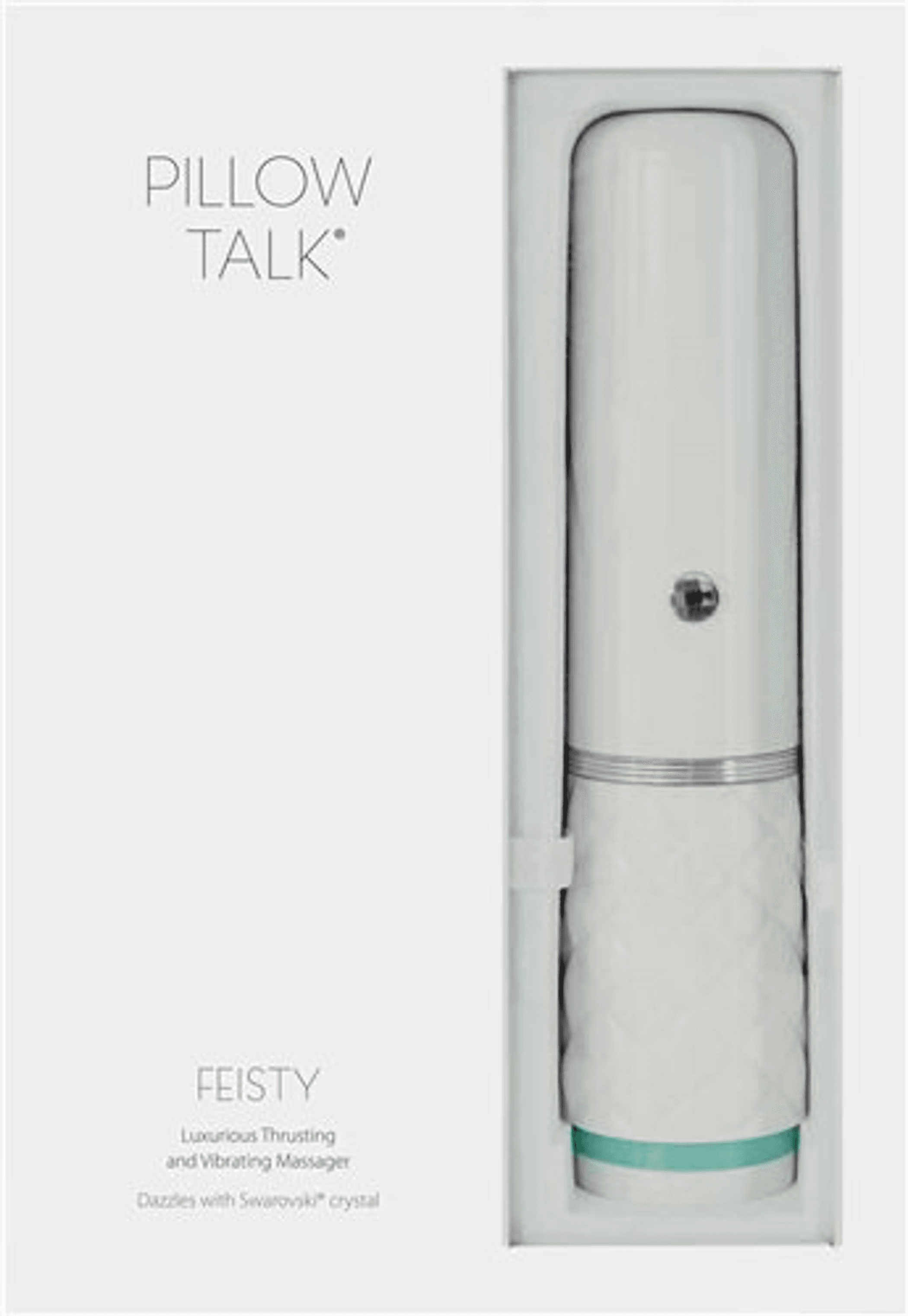 PILLOW TALK FEISTY LUXURIOUS THRUSTING & VIBRATING MASSAGER TEAL