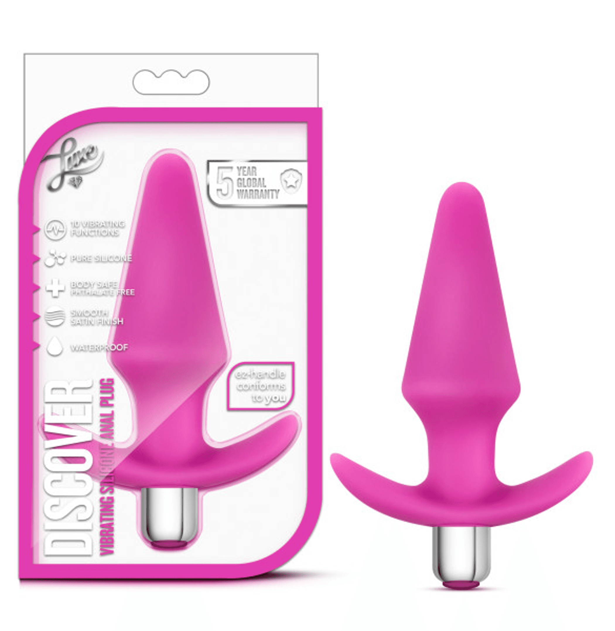 LUXE DISCOVER FUSCHIA ANAL PLUG