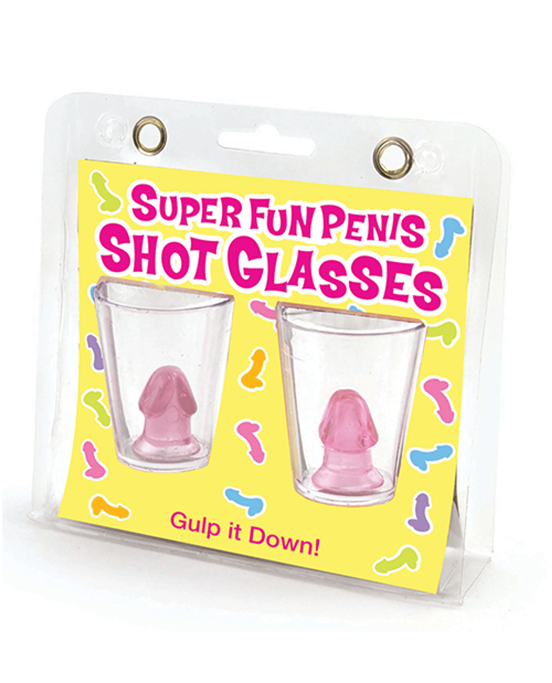 SUPER FUN PENIS SHOT GLASSES 2CT