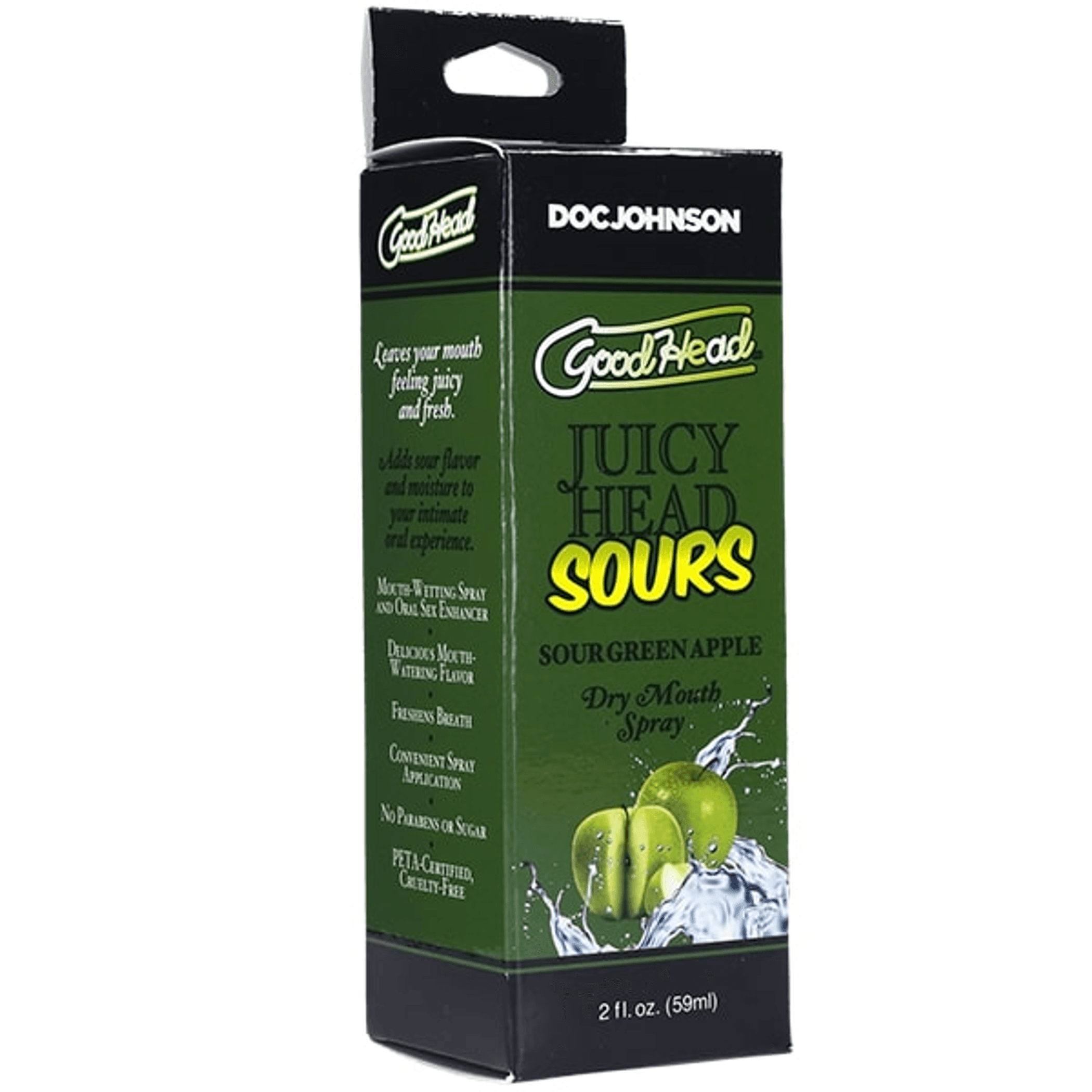 GOODHEAD JUICY HEAD SOURS MOUTH SPRAY GREEN APPLE 2 OZ