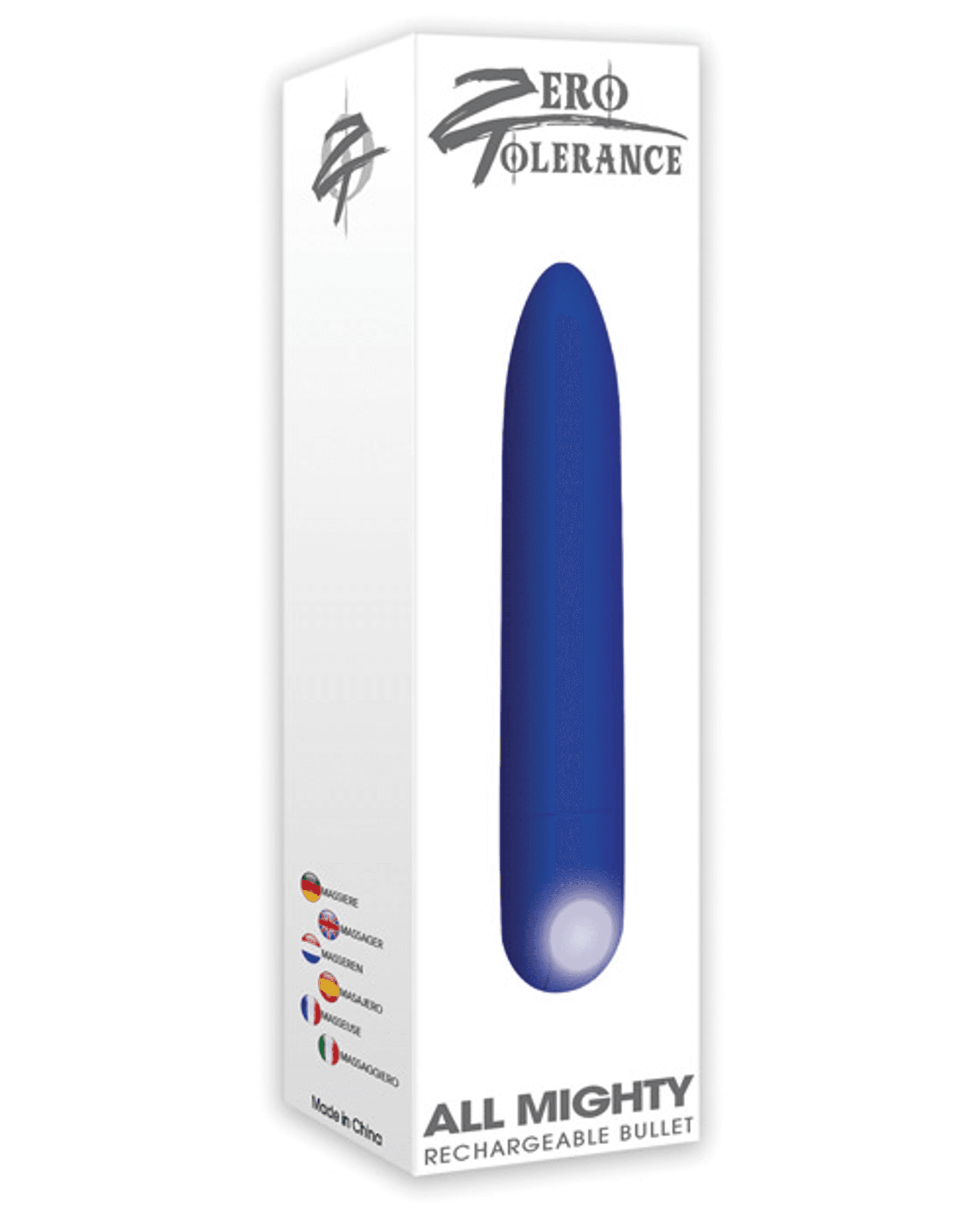 ZERO TOLERANCE BLUE RECHARGEABLE BULLET