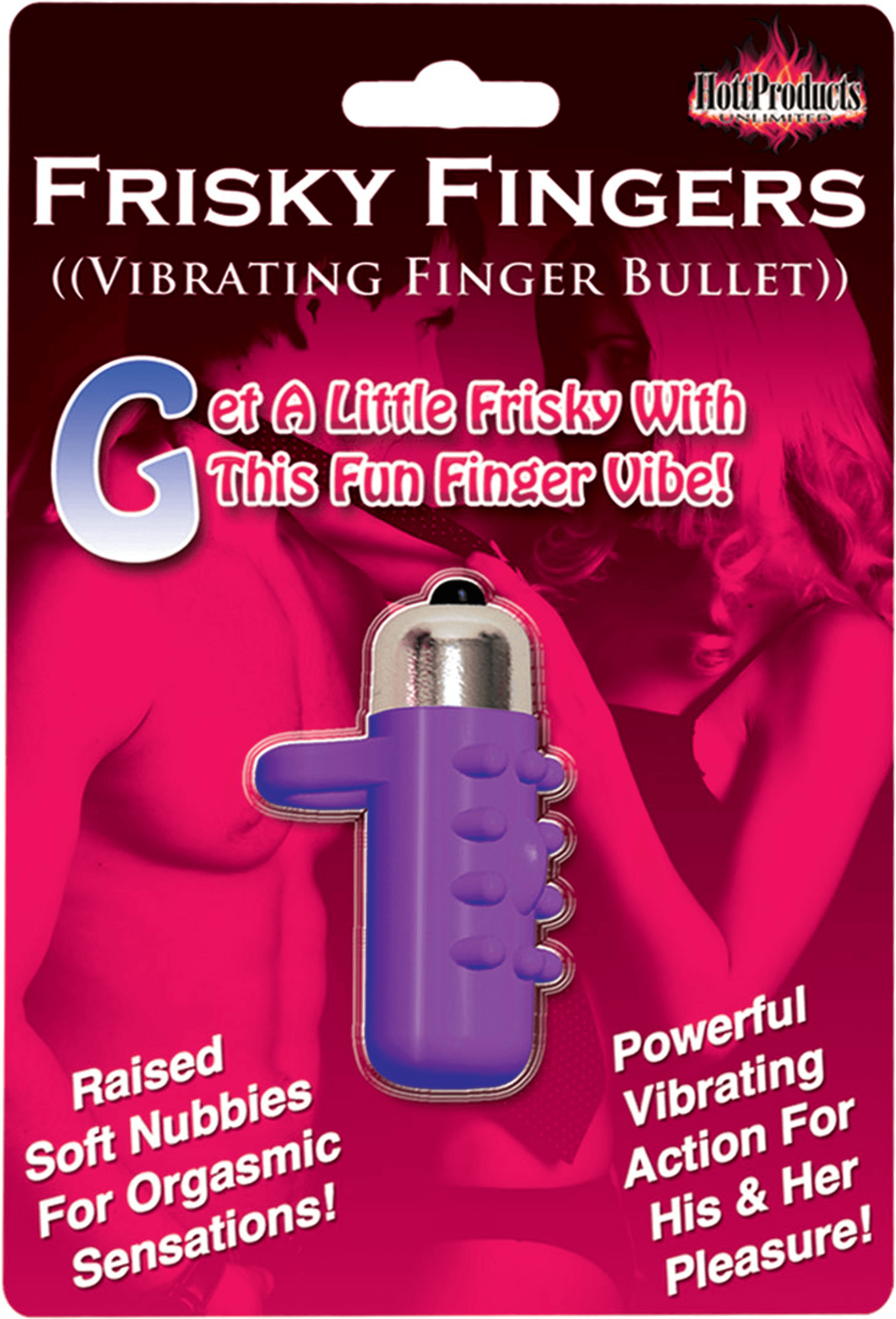FRISKY FINGERS SILICONE SLEEVE PURPLE