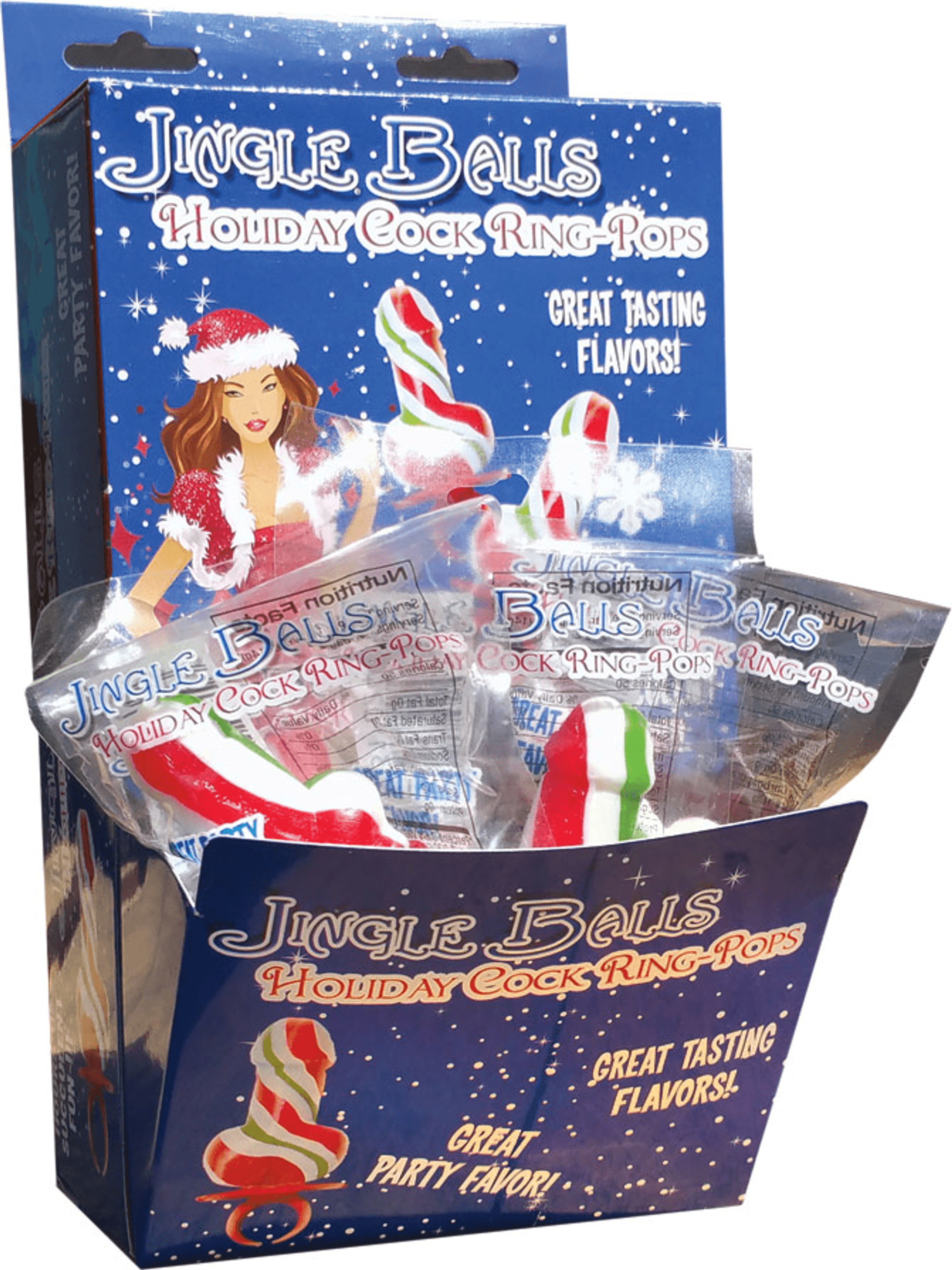 JINGLE BALLS HOLIDAY COCK RING 12PC DSP