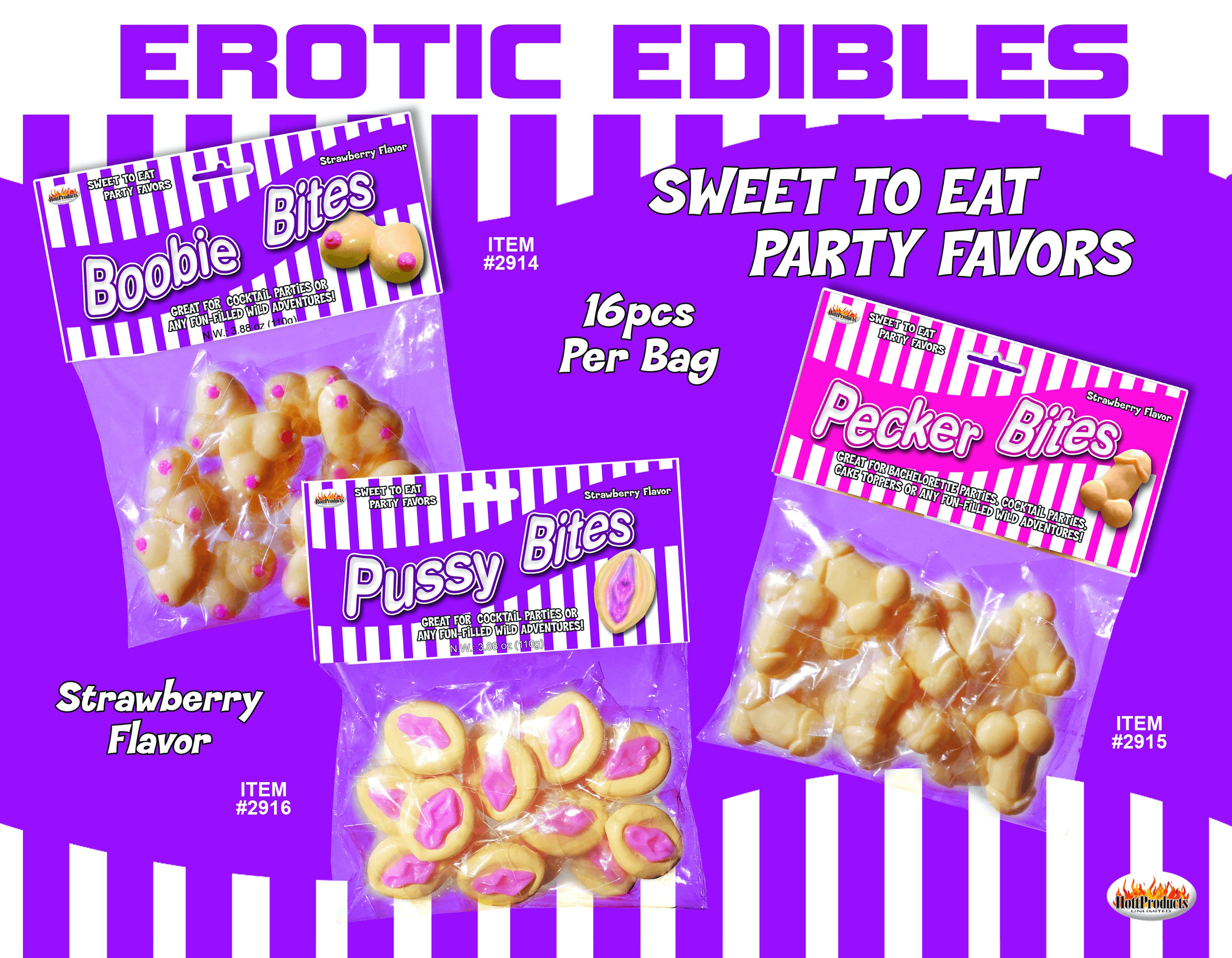 PXSSYBITES STRAWBERRY