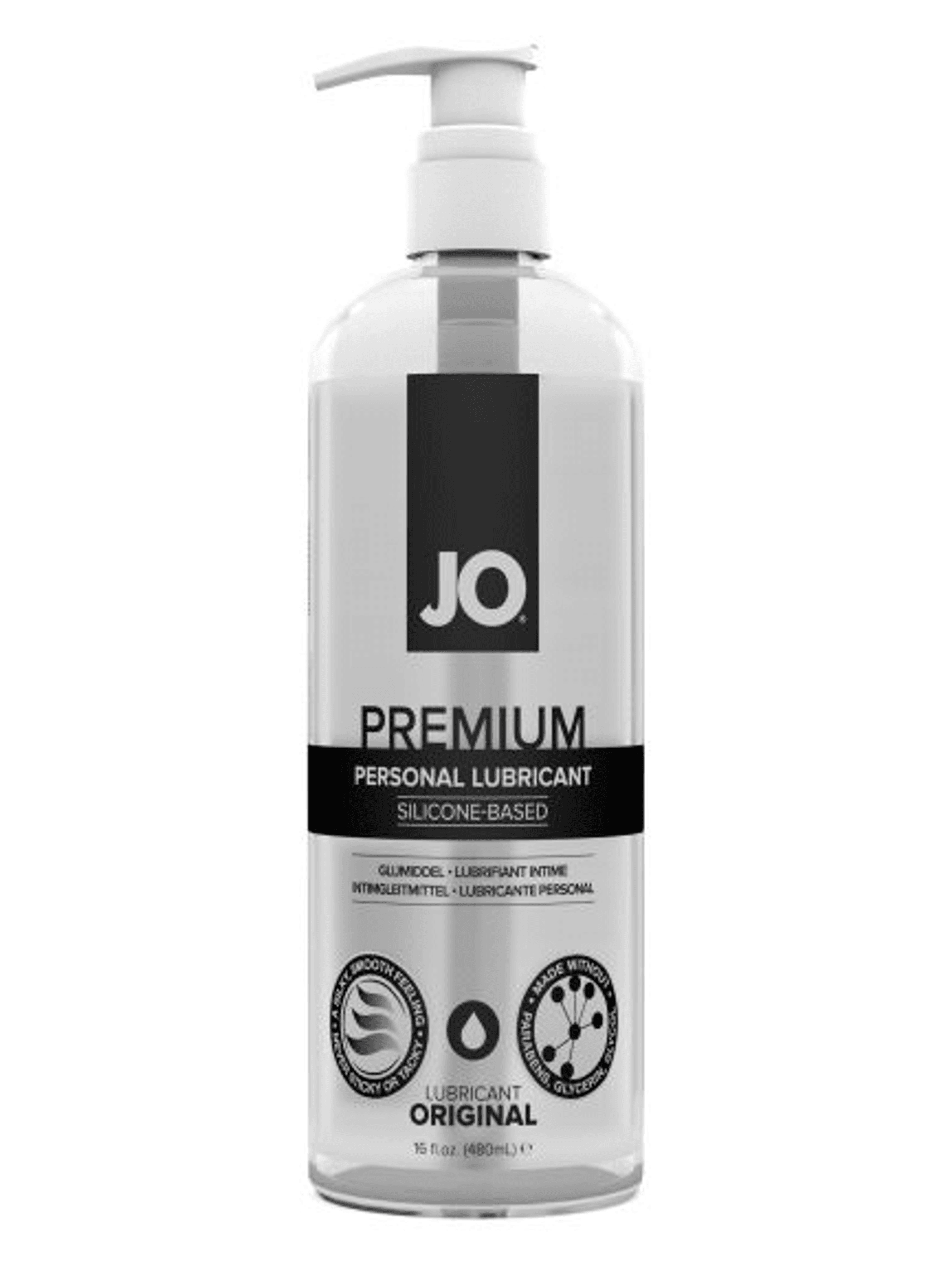 JO PREMIUM SILICONE LUBE 16 OZ
