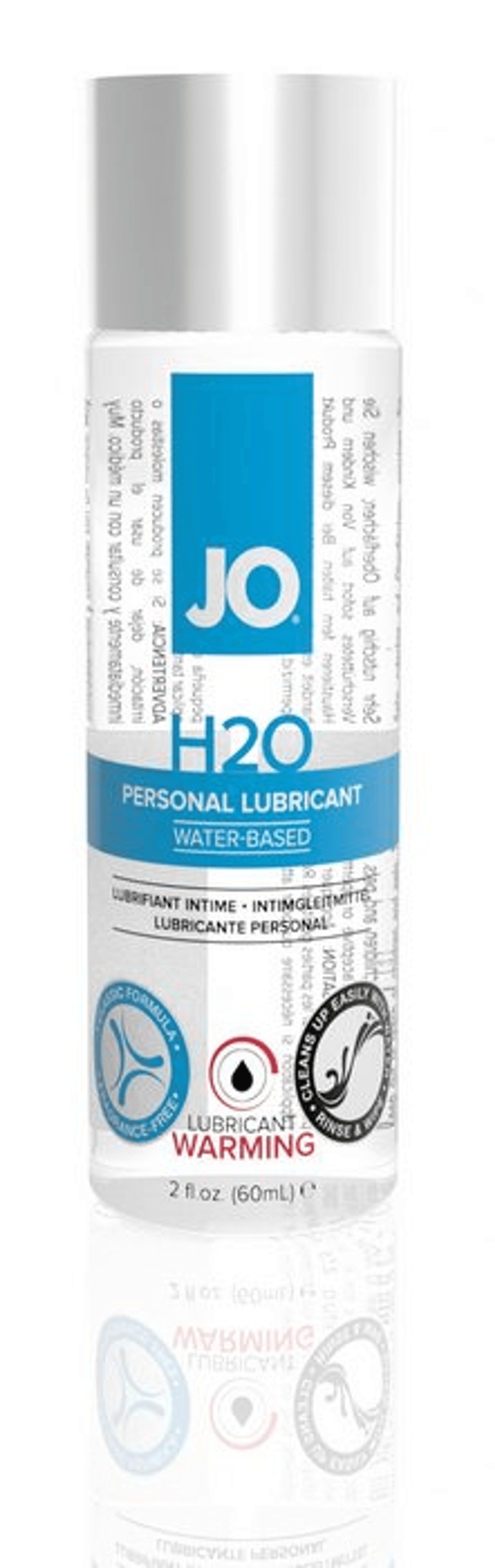 JO 2 OZ H2O WARMING LUBE