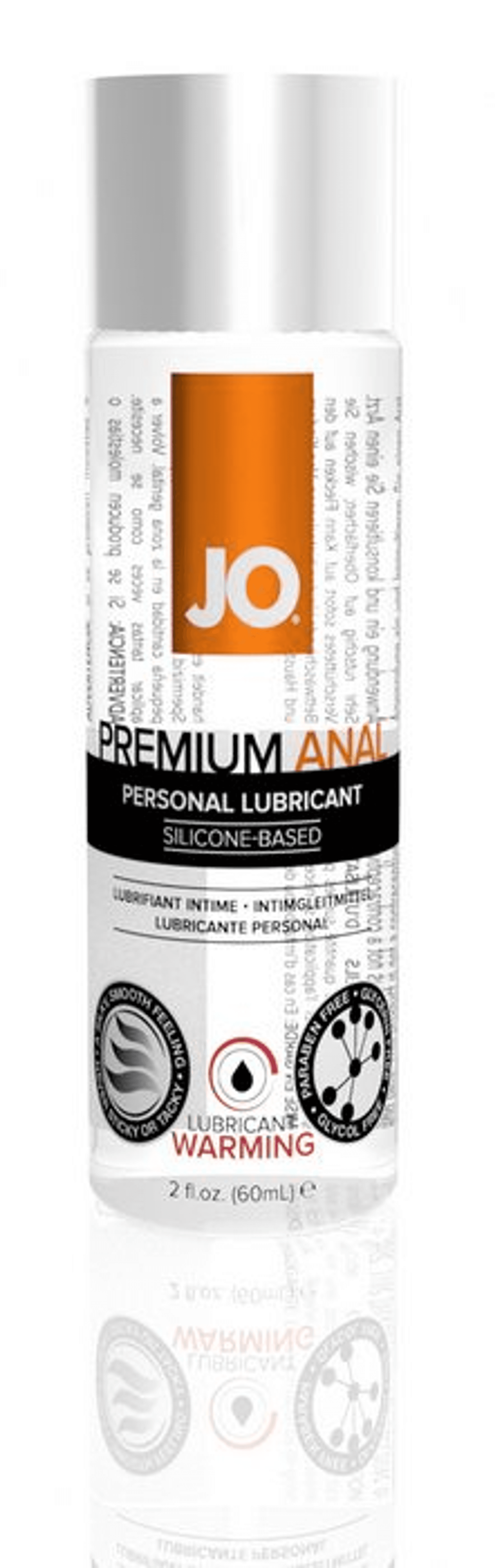 JO 2 OZ ANAL PREMIUM SILICONE LUBE WARMING