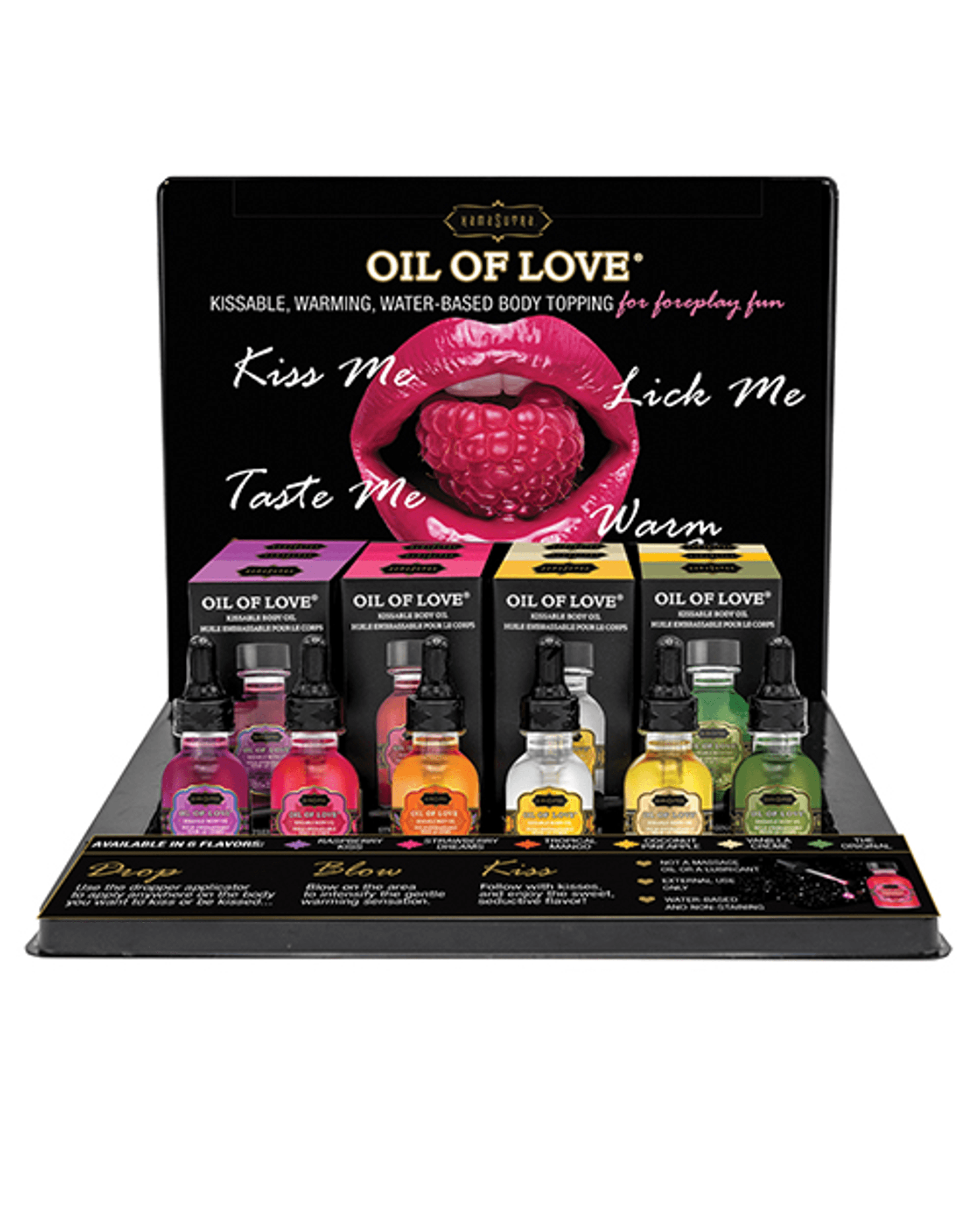 OIL OF LOVE DISPLAY W/ PRODUCT