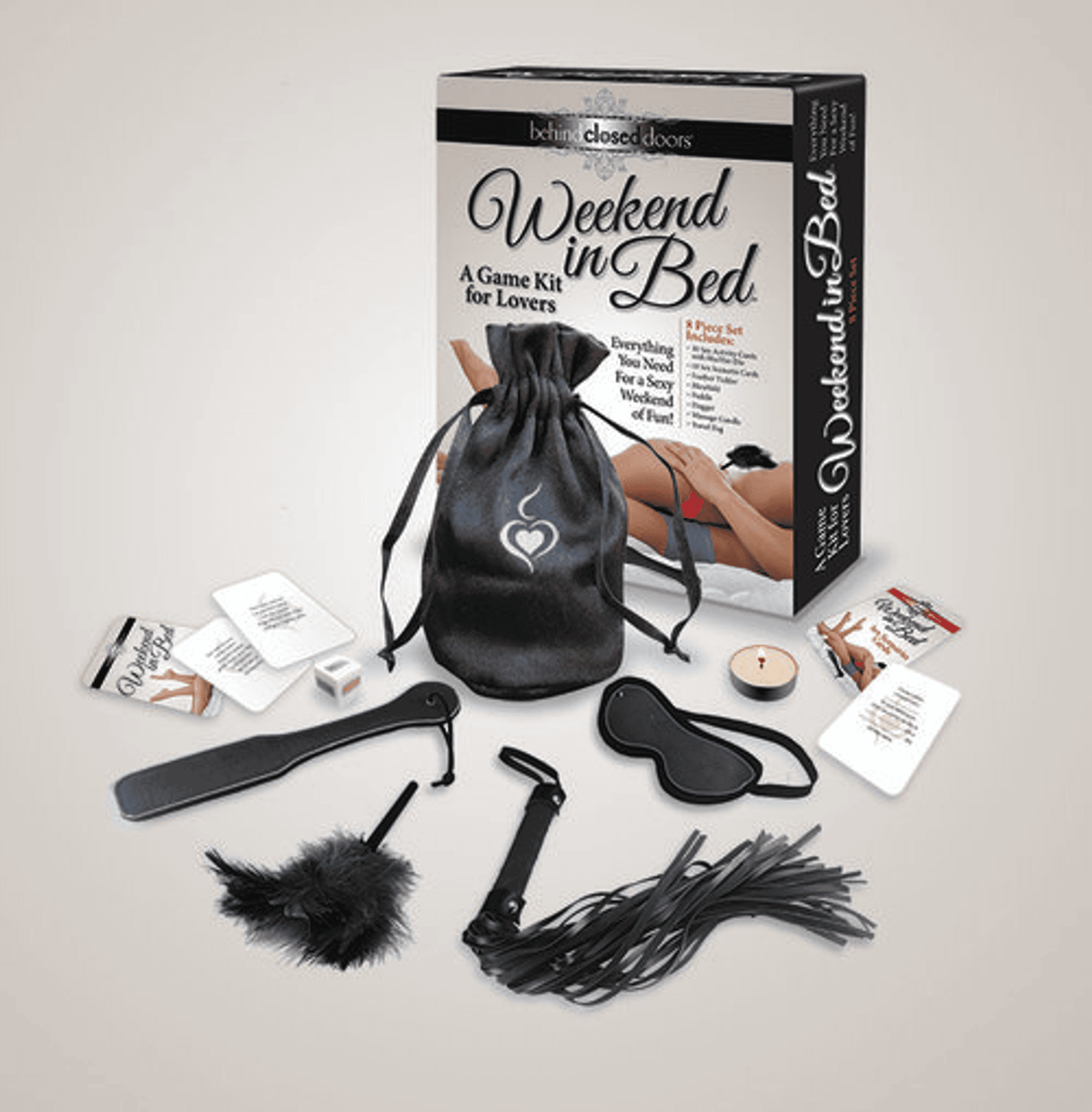 BEHIND CLOSED DOORS WEEKEND IN BED GAME KIT