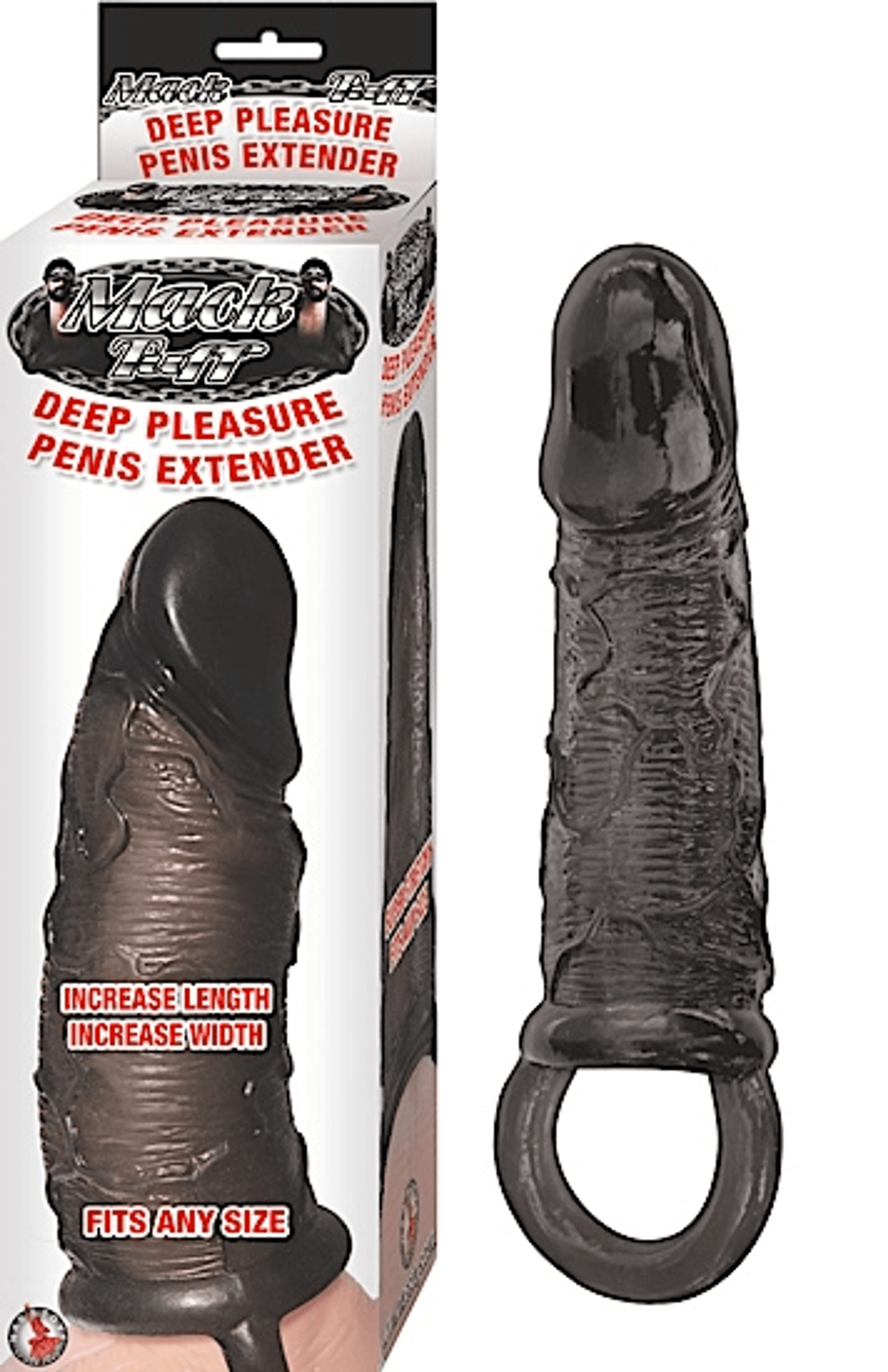 MACK TUFF DEEP PLEASURE PENIS EXTENDER BLACK