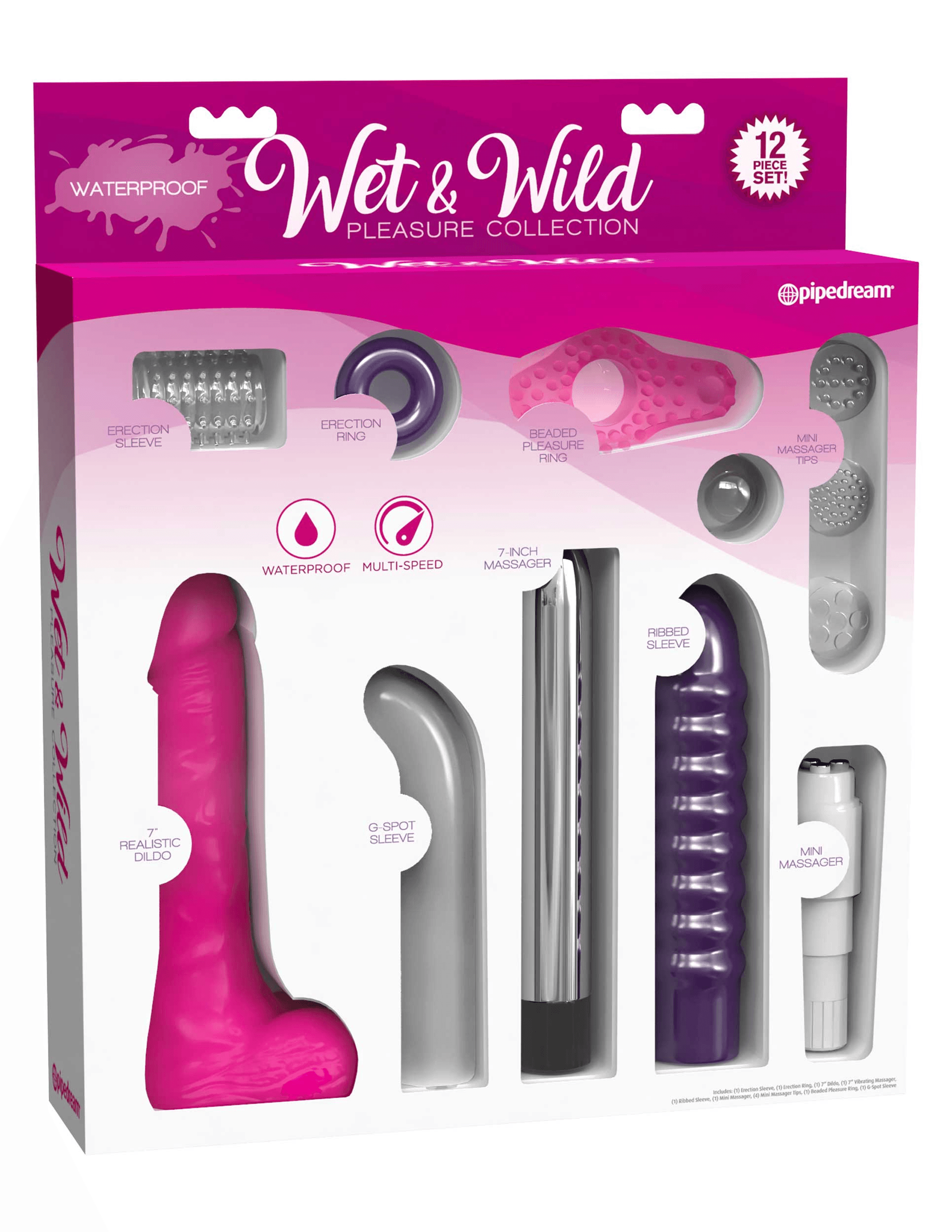 WET & WILD WATERPROOF PLEASURE COLLECTION