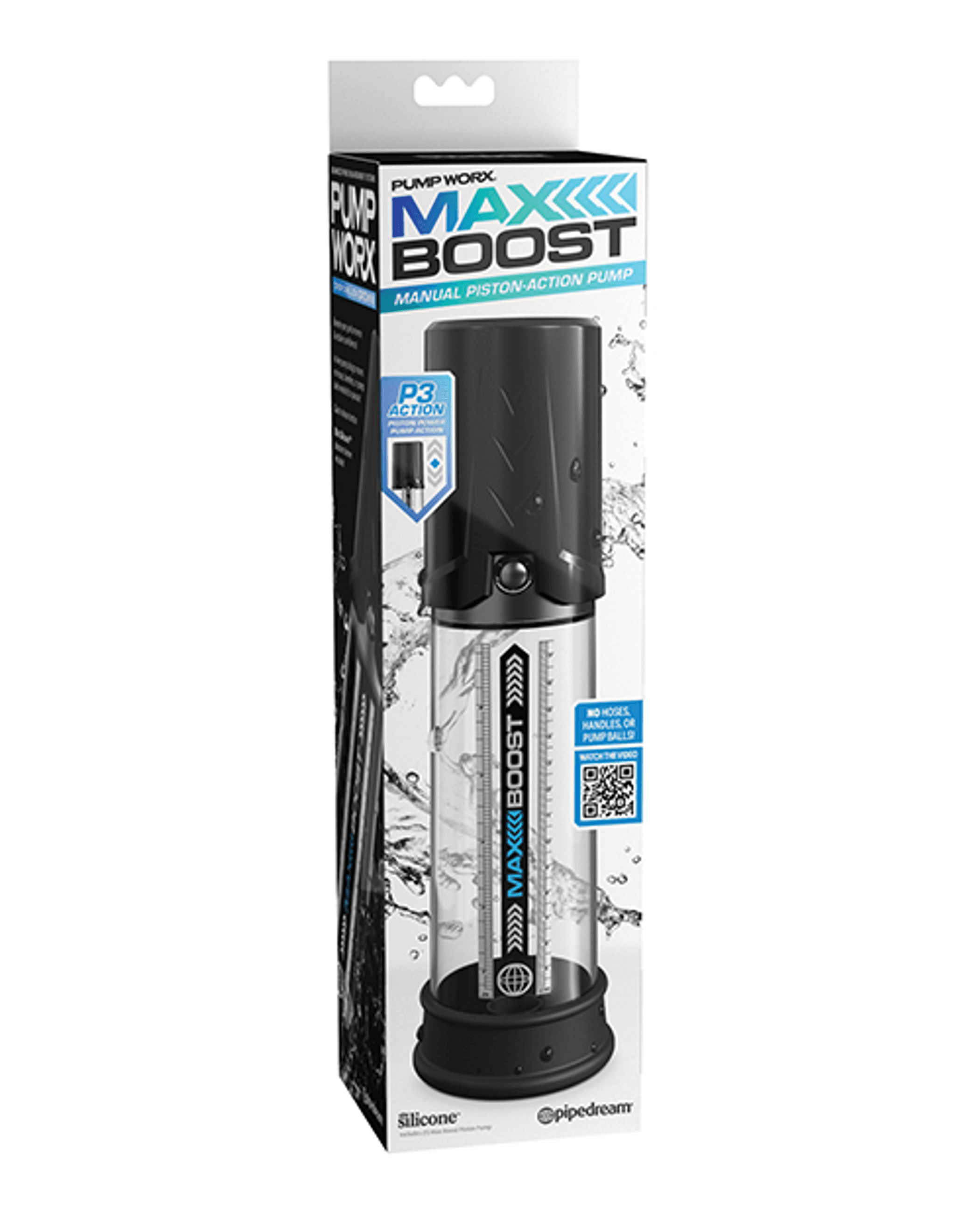 PUMP WORX MAX BOOST BLACK/ CLEAR