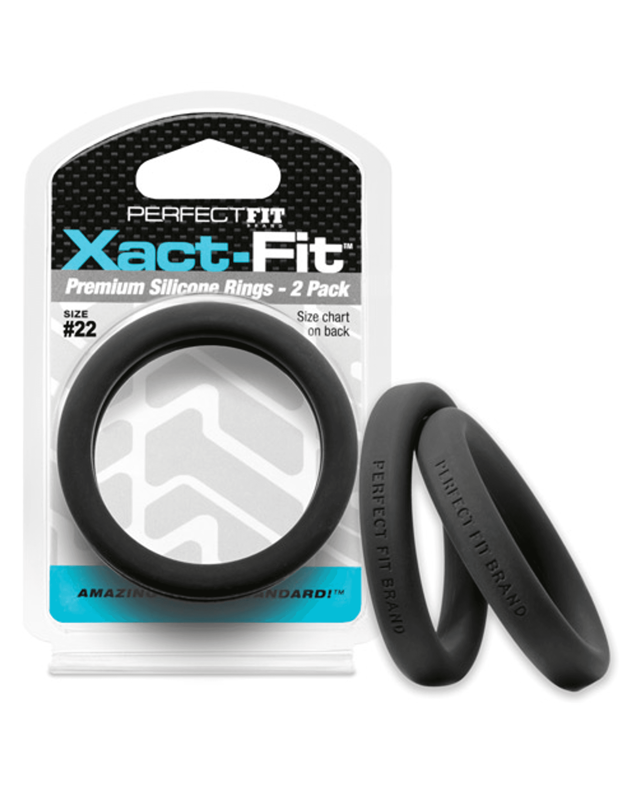 PERFECT FIT XACT-FIT #22 2 PK BLACK