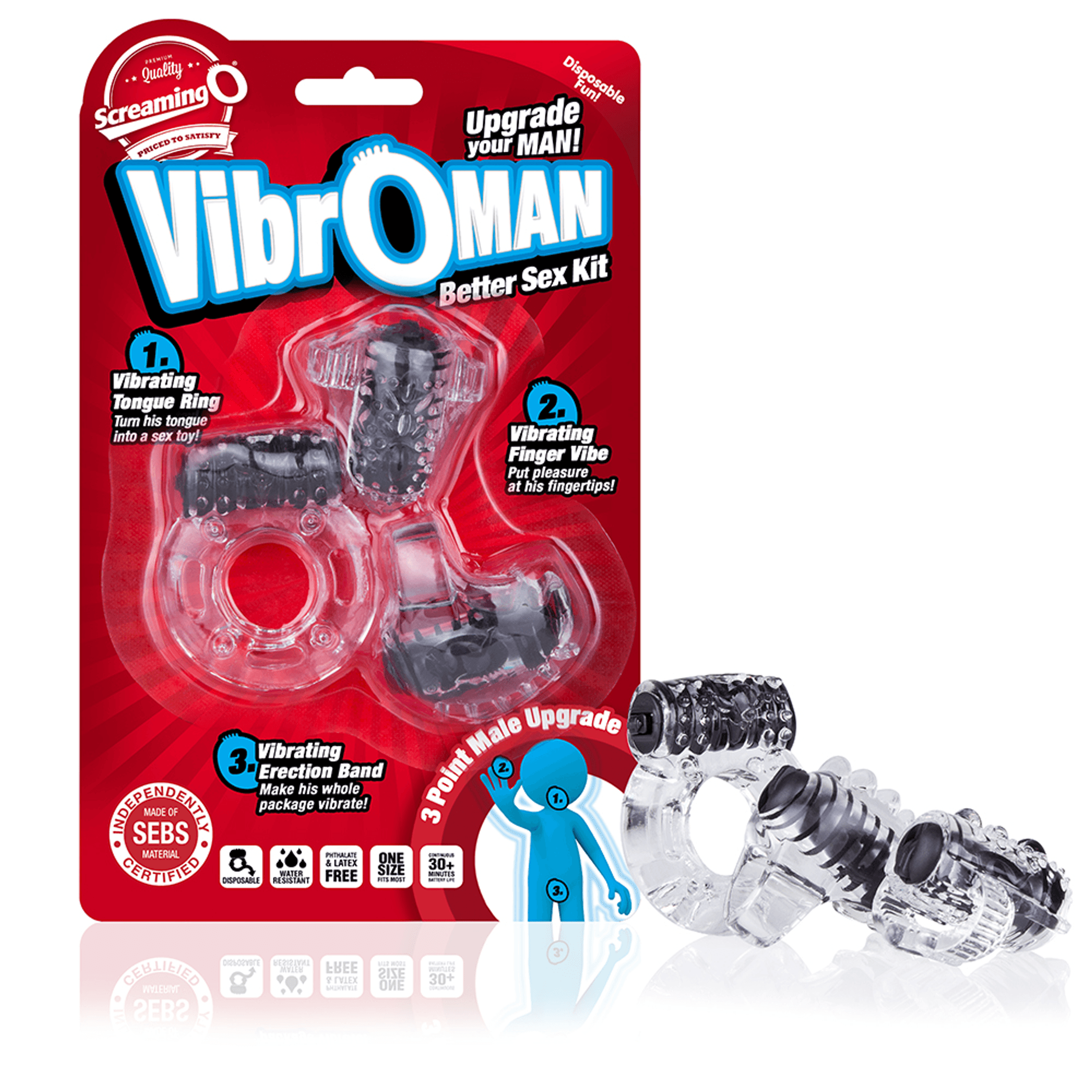 SCREAMING O VIBRO MAN BLACK