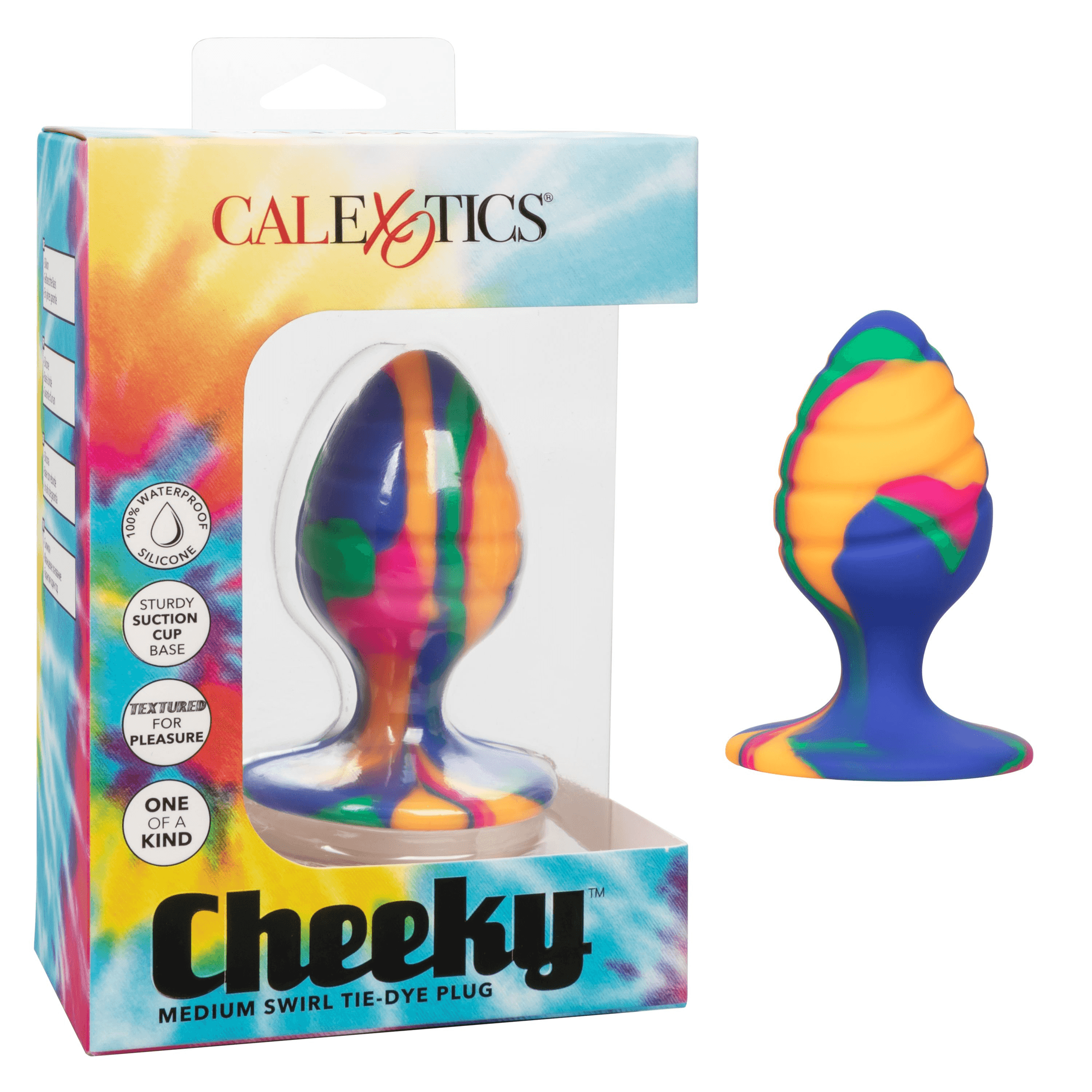 CHEEKY MEDIUM SWIRL TIE DYE PLUG