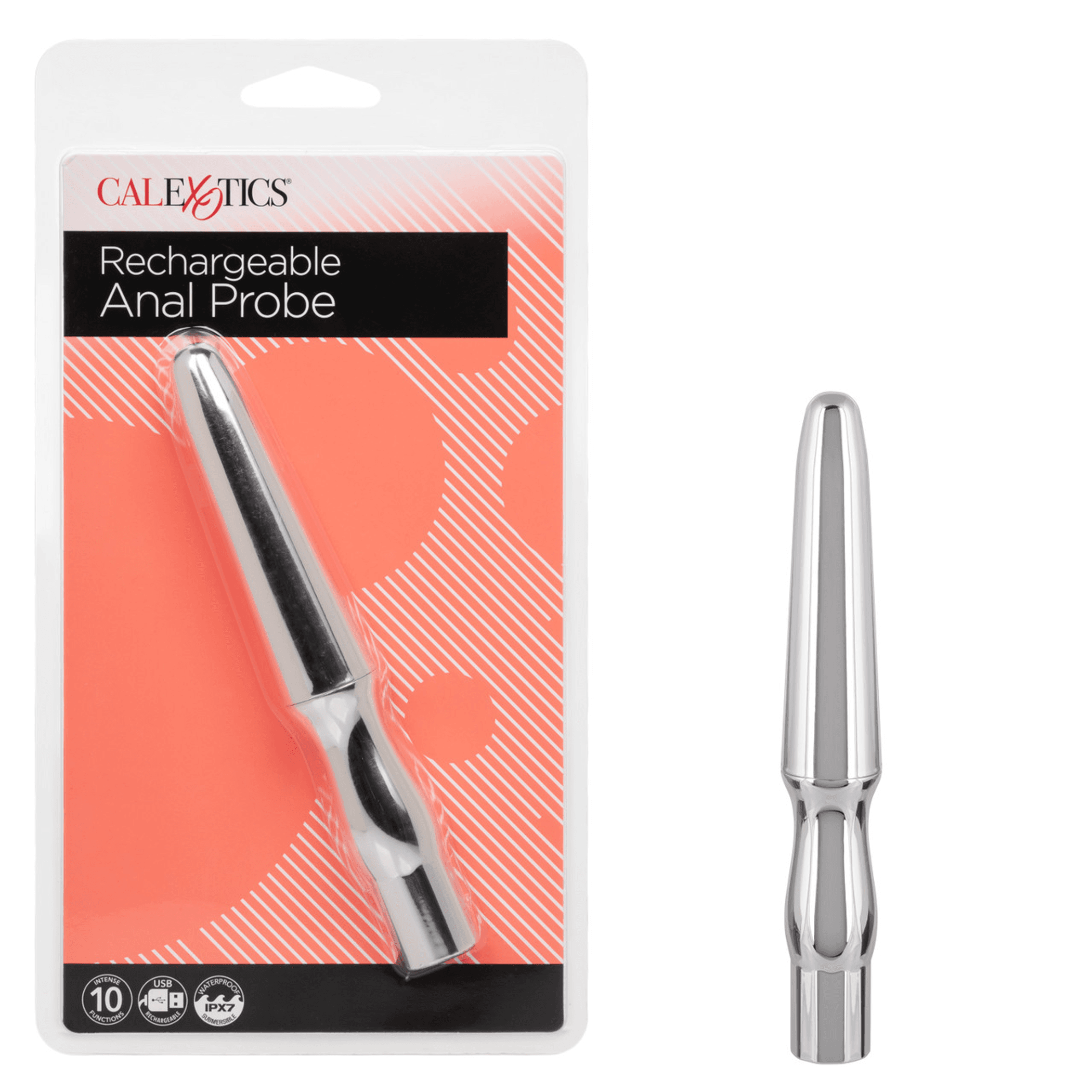 RECHARGEABLE ANAL PROBE SILVER