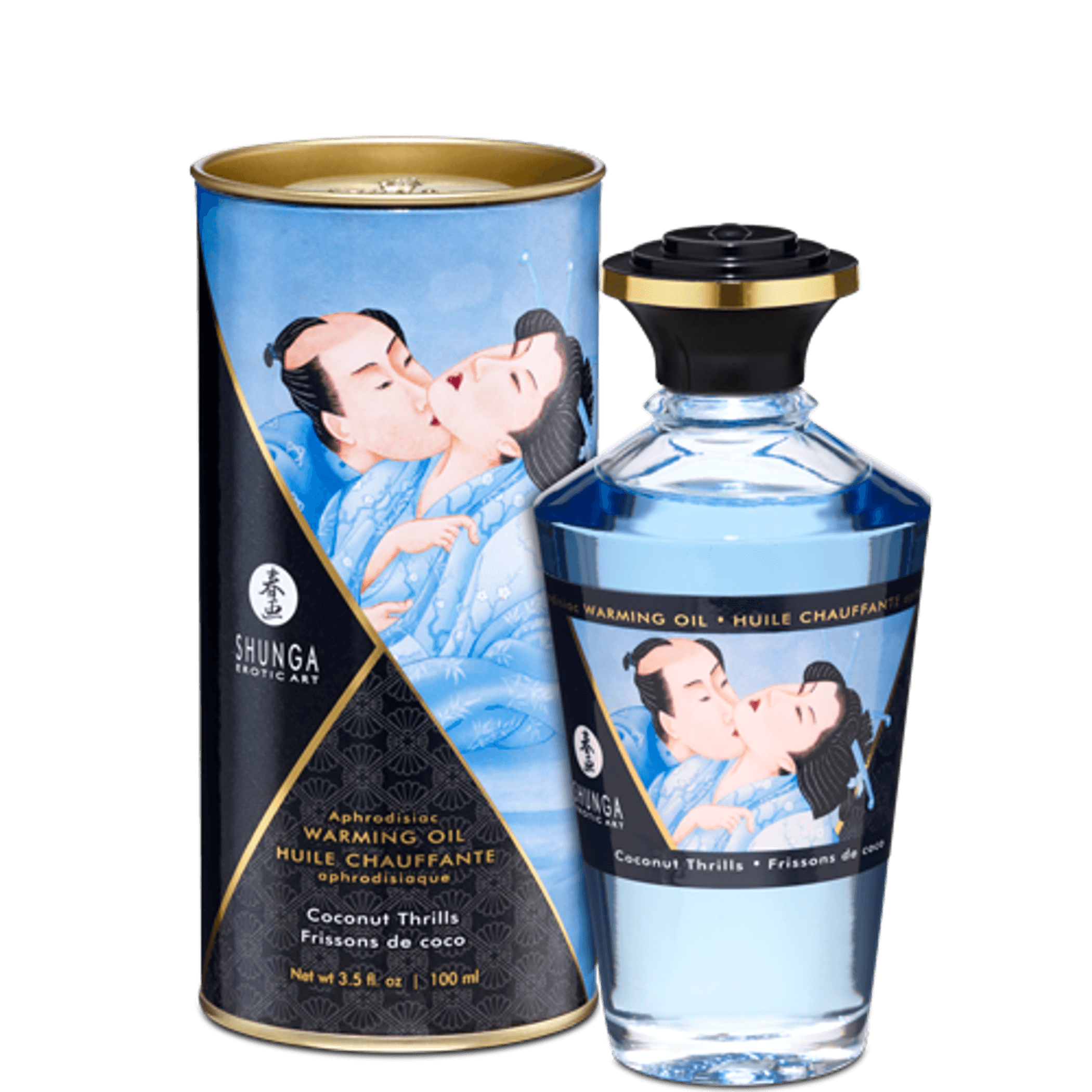 WARMING MASSAGE OIL COCONUT THRILLS 3.5 OZ