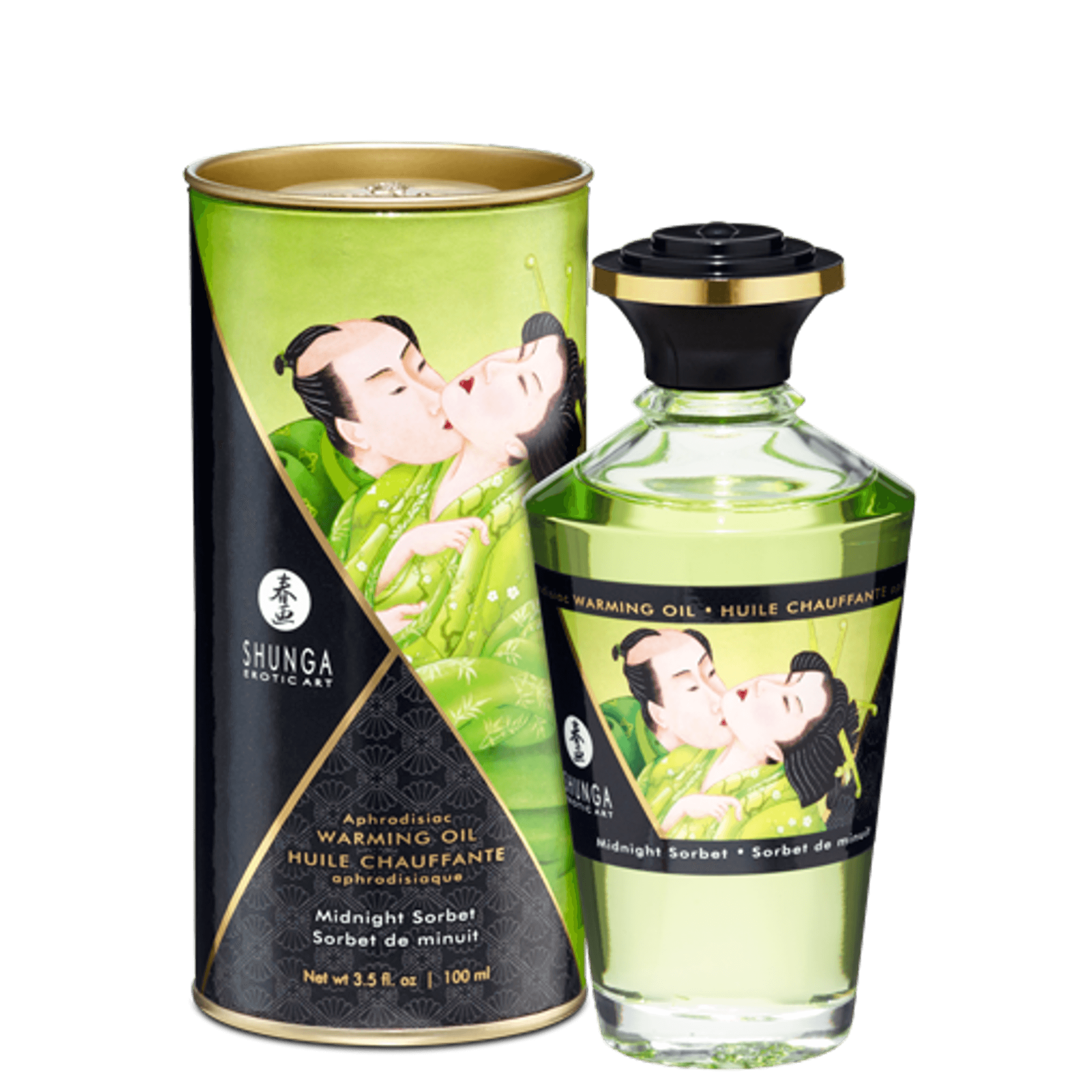WARMING MASSAGE OIL MIDNIGHT SORBET 3.5 OZ