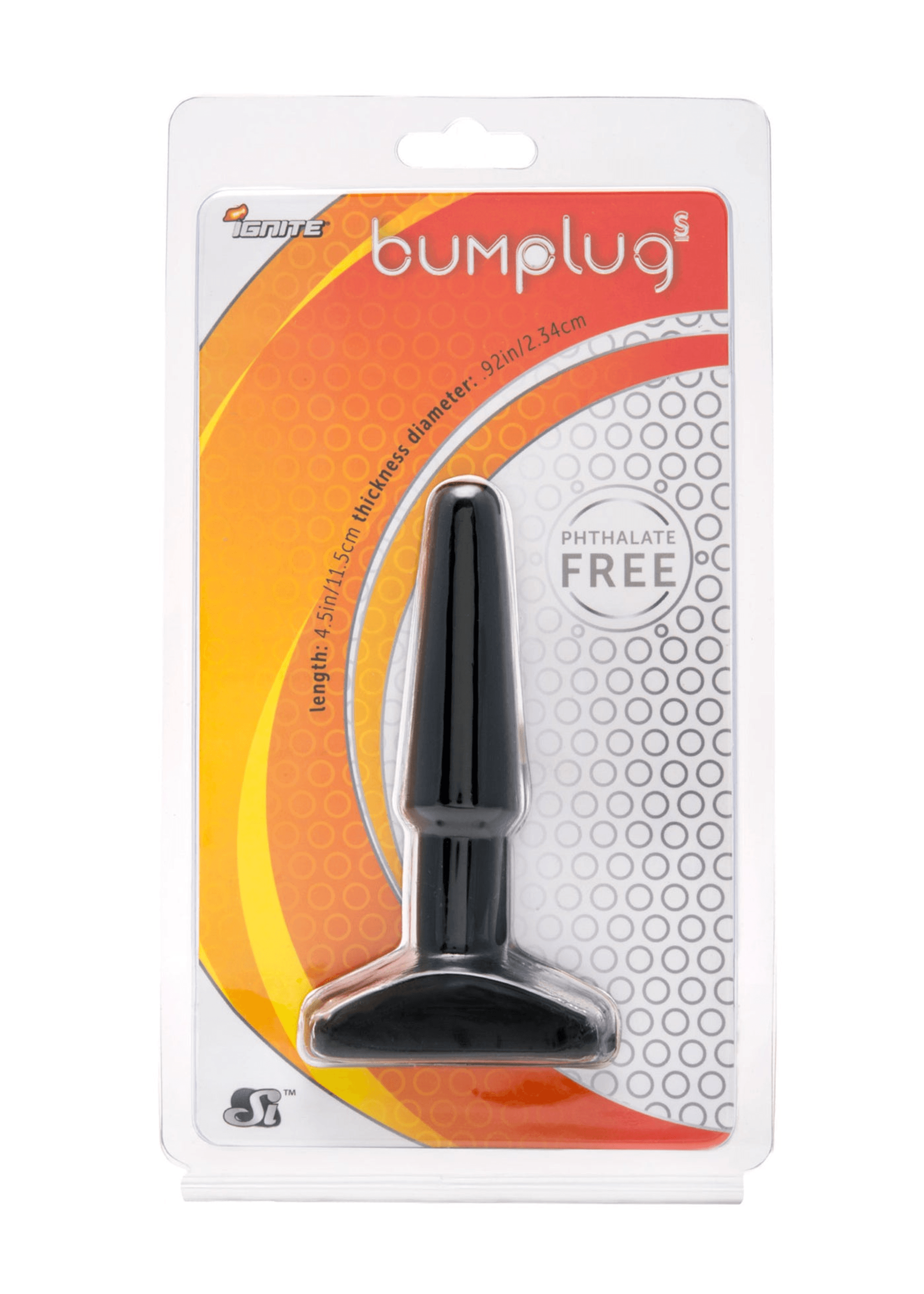 Explore IGNITE BUTT PLUG BLACK SMALL