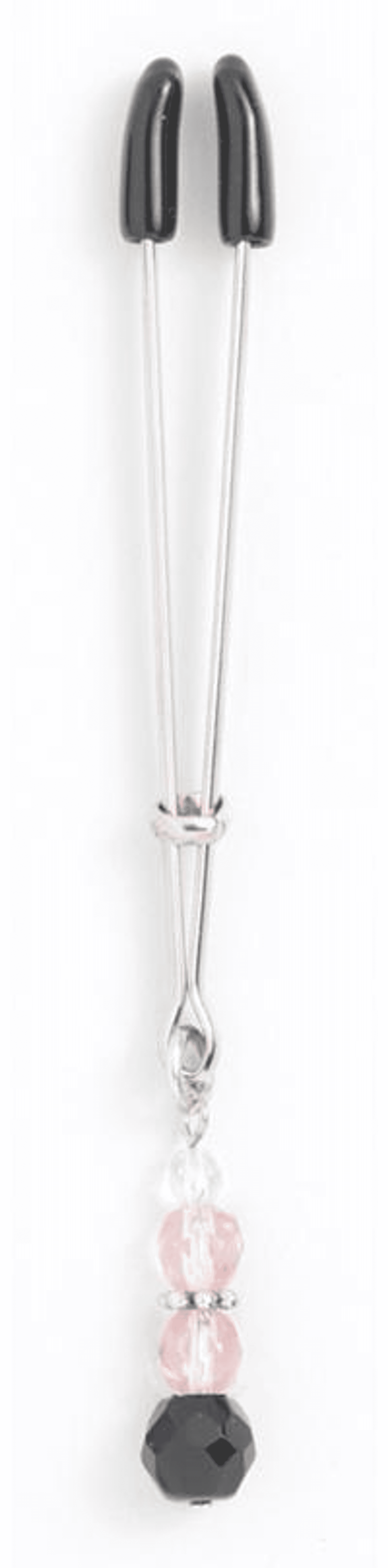 TWEEZER CLIT CLAMP W/PINK BEADS