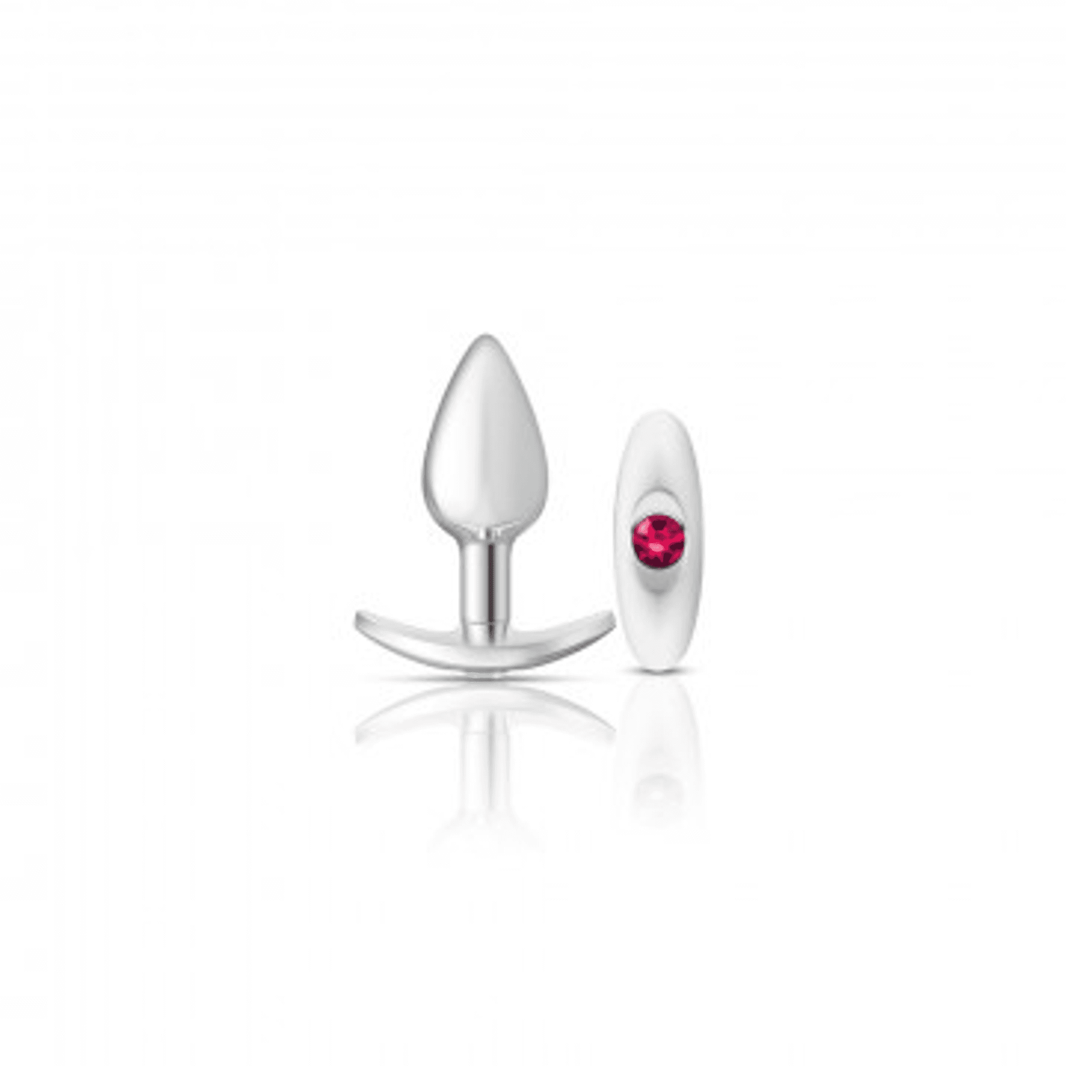 CHEEKY CHARMS BUTT PLUG SET IRIDESCENT/ BRIGHT PINK