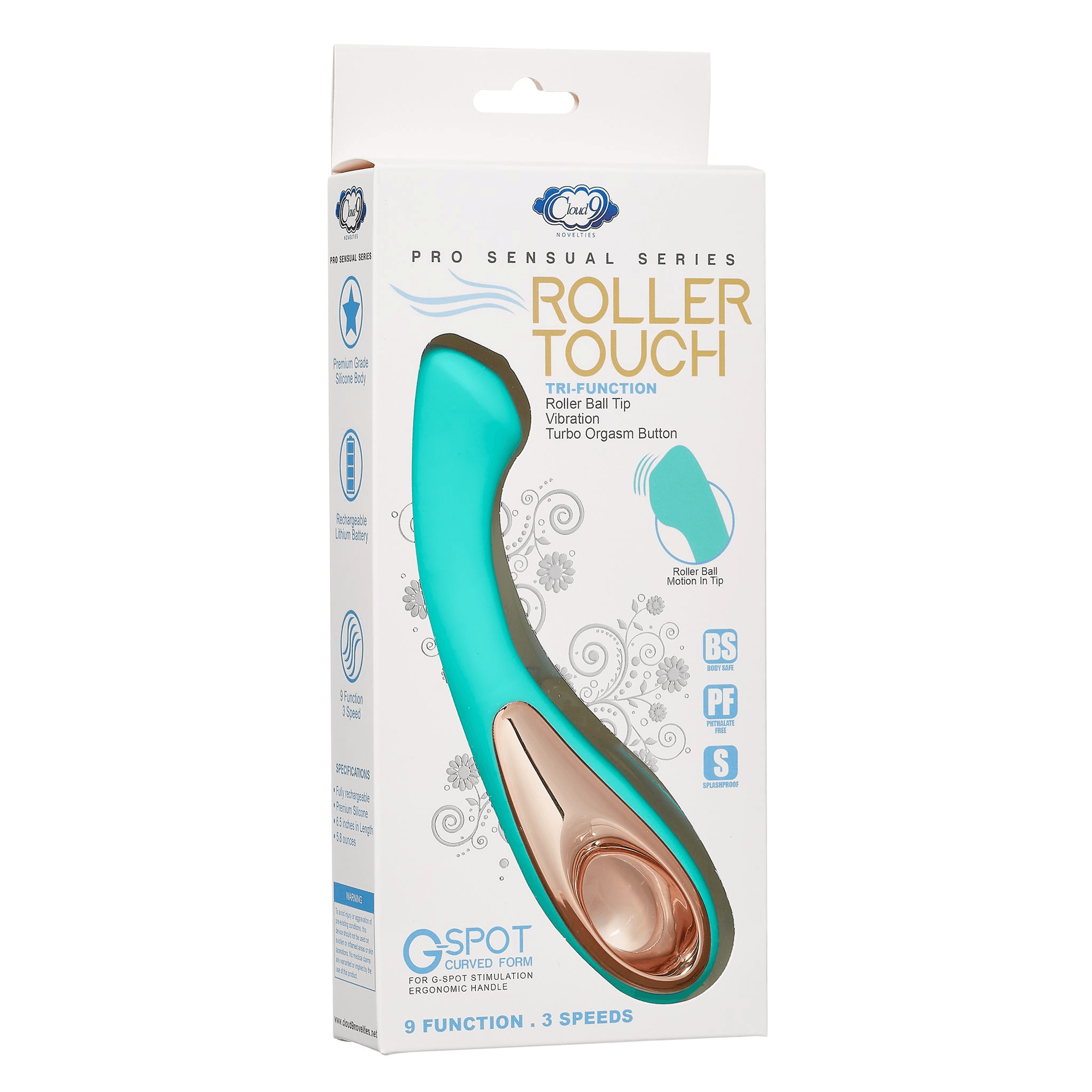 CLOUD 9 PRO SENSUAL ROLLER BALL G TURBO TEAL