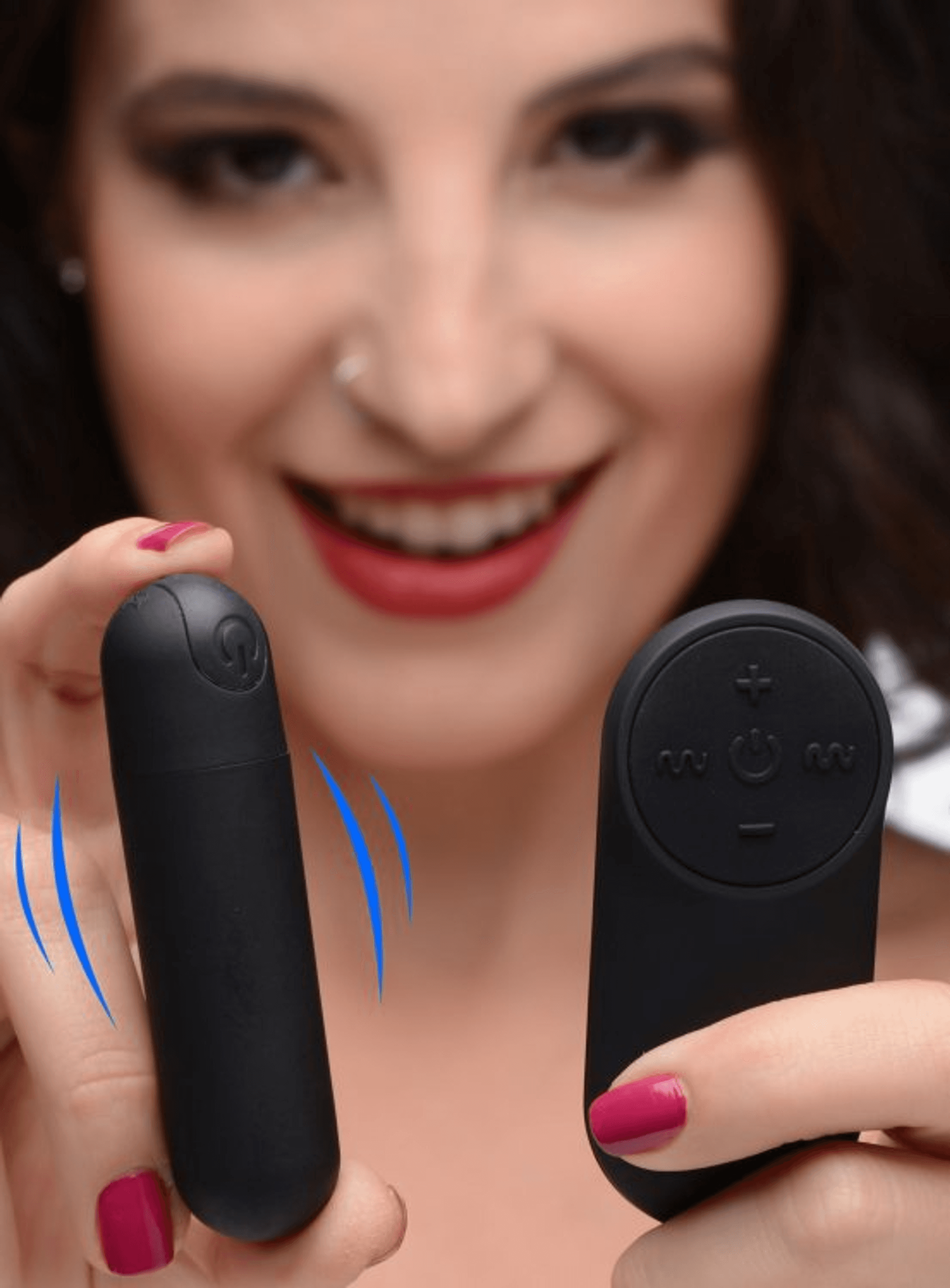 BANG! VIBRATING BULLET W/ REMOTE CONTROL BLACK