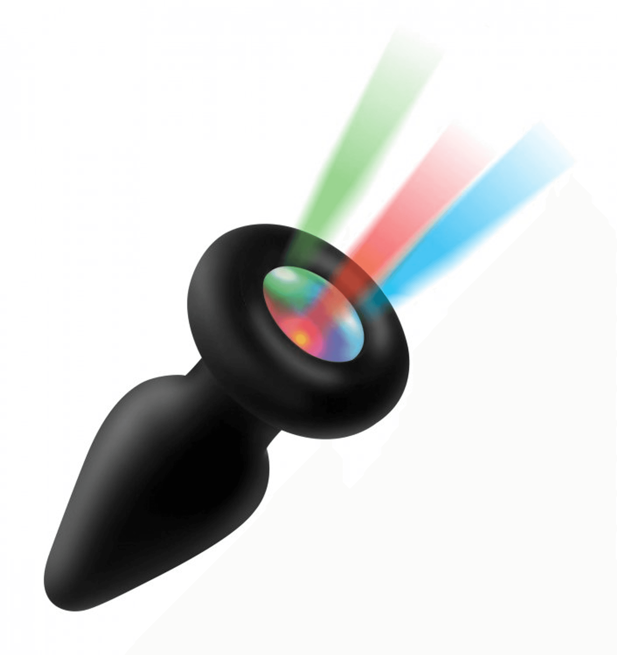 BOOTY SPARKS SILICONE LIGHT-UP ANAL PLUG SMALL