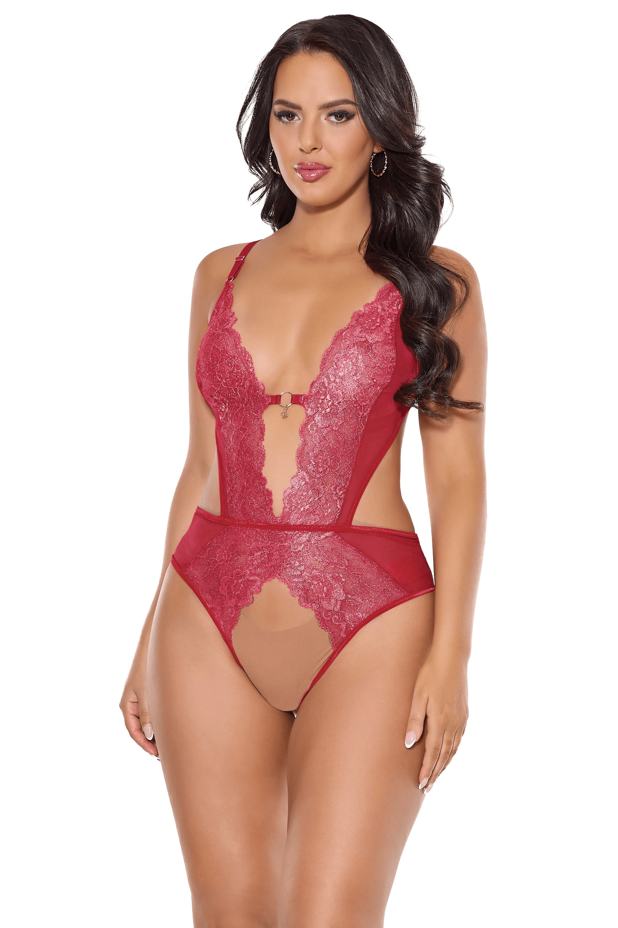 Fireside Crotchless Teddy