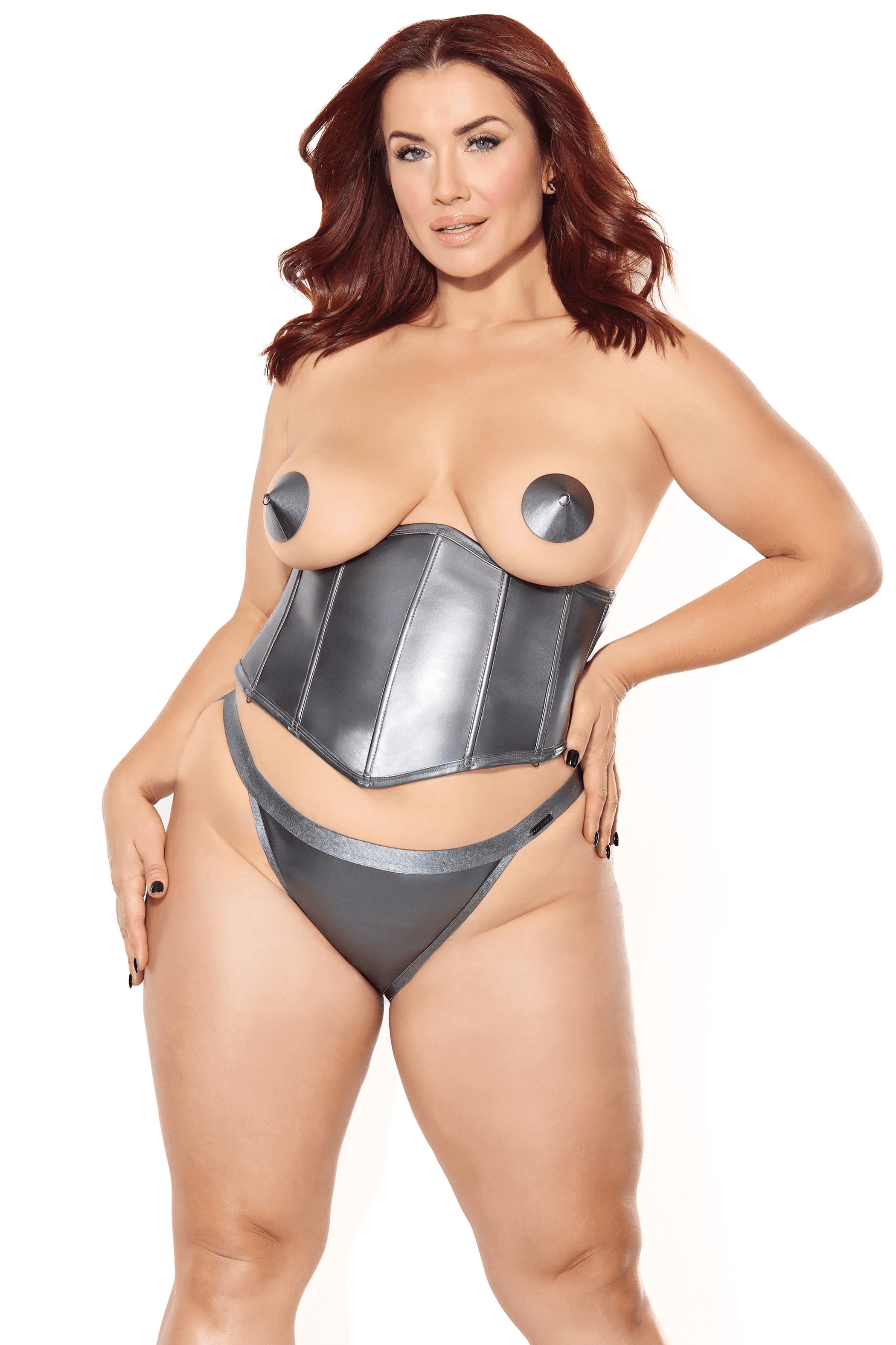 Gunmetal Glam Waist Cincher