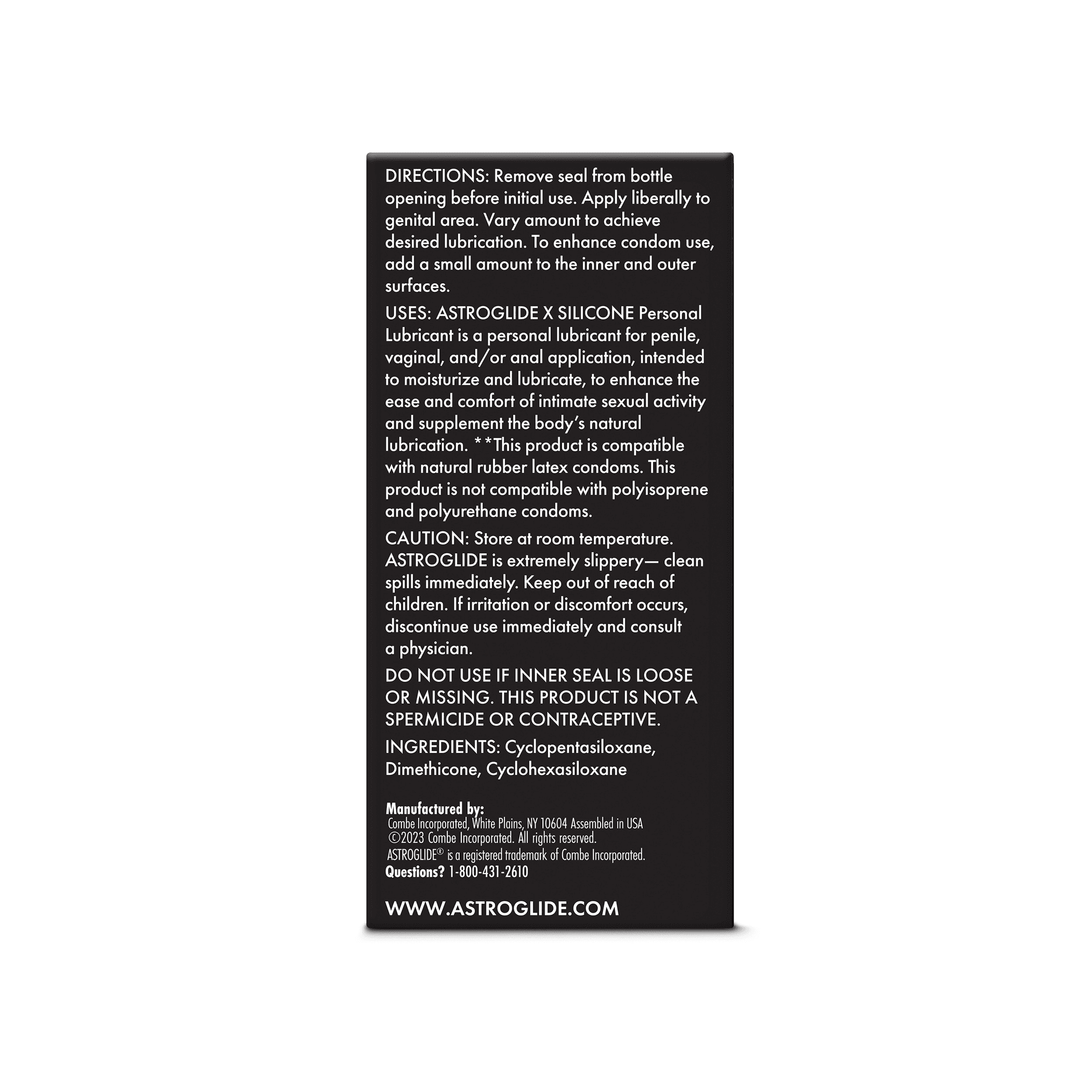 ASTROGLIDE SILICONE 2.5 OZ