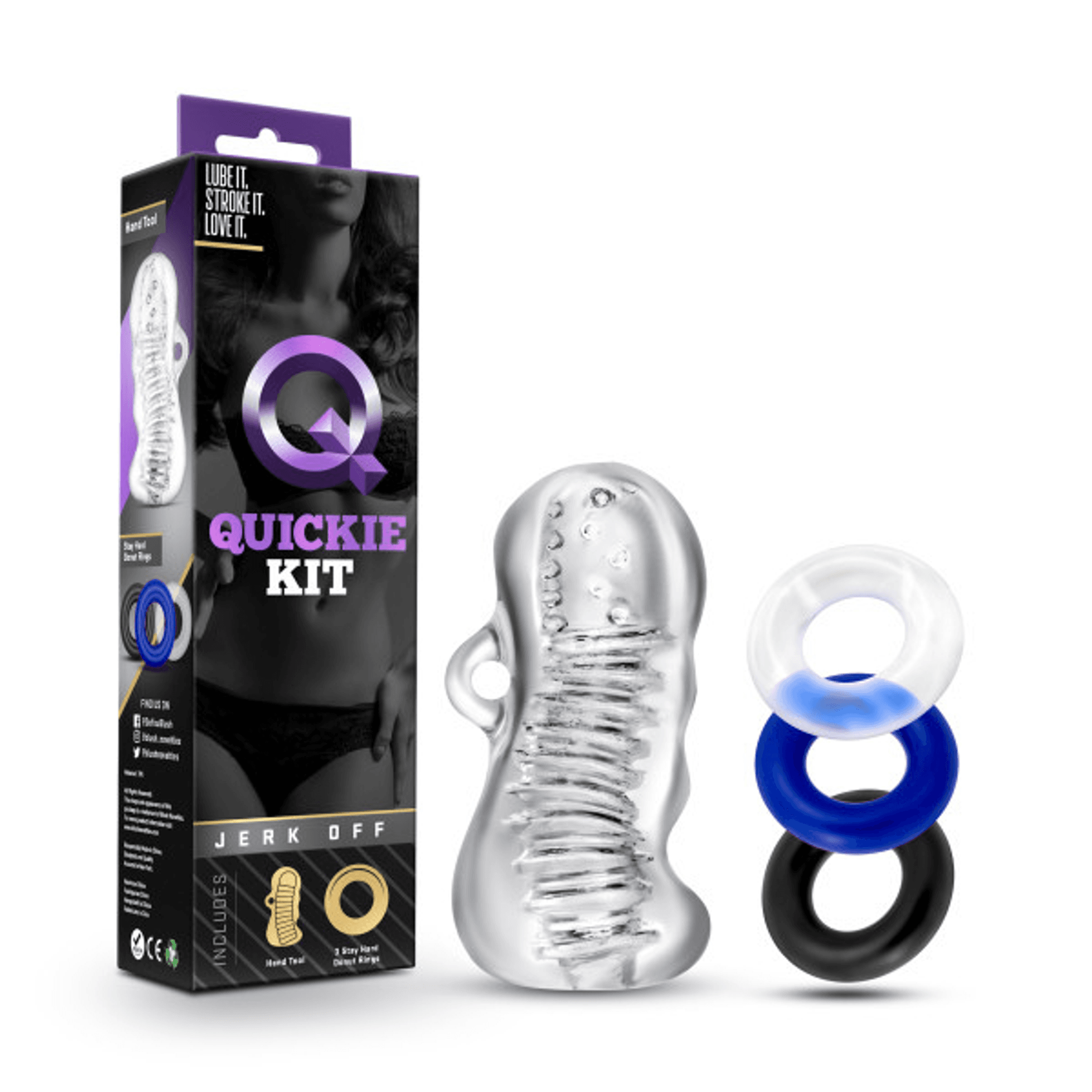 QUICKIE KIT JERK OFF CLEAR