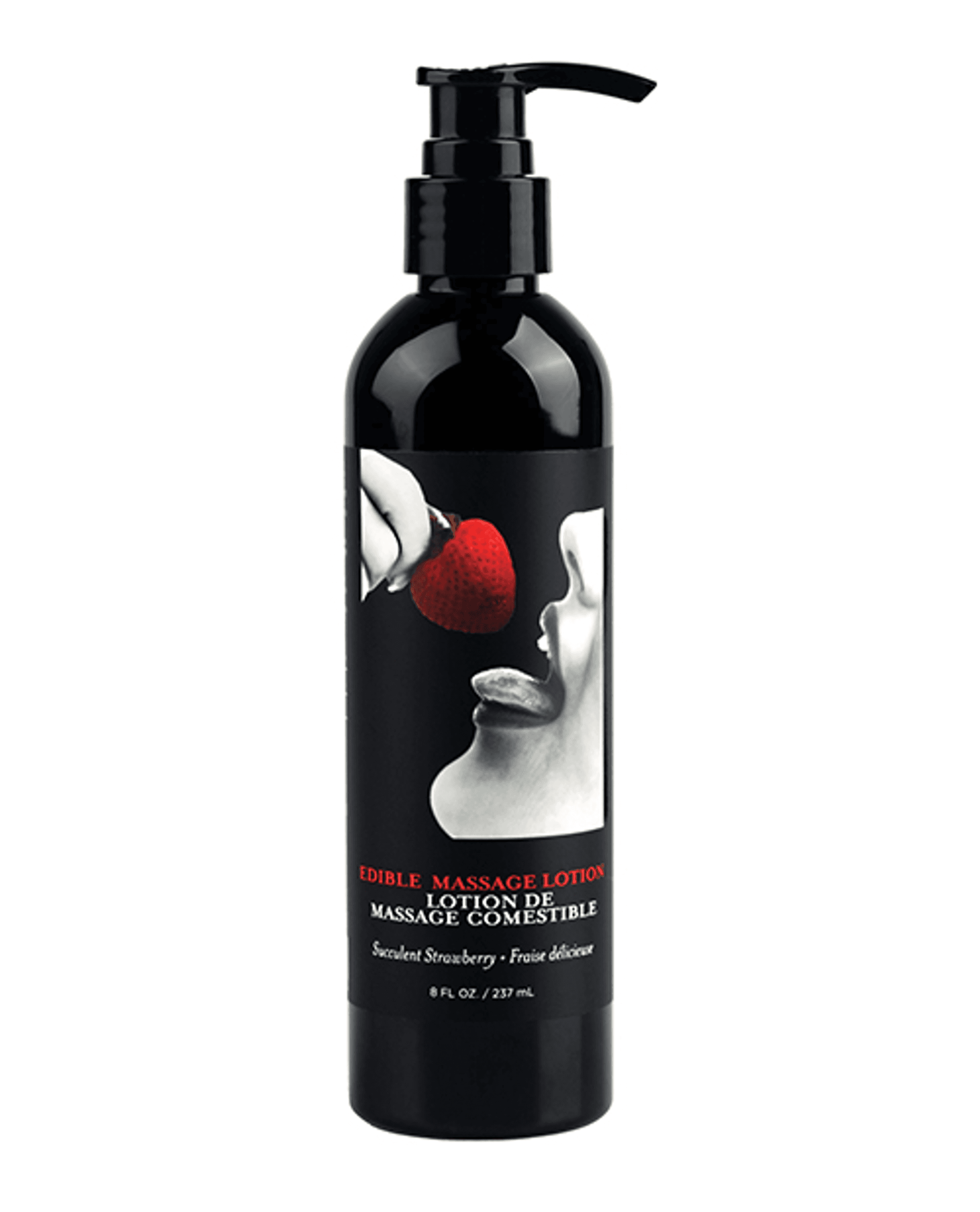 EDIBLE MASSAGE LOTION STRAWBERRY 8OZ