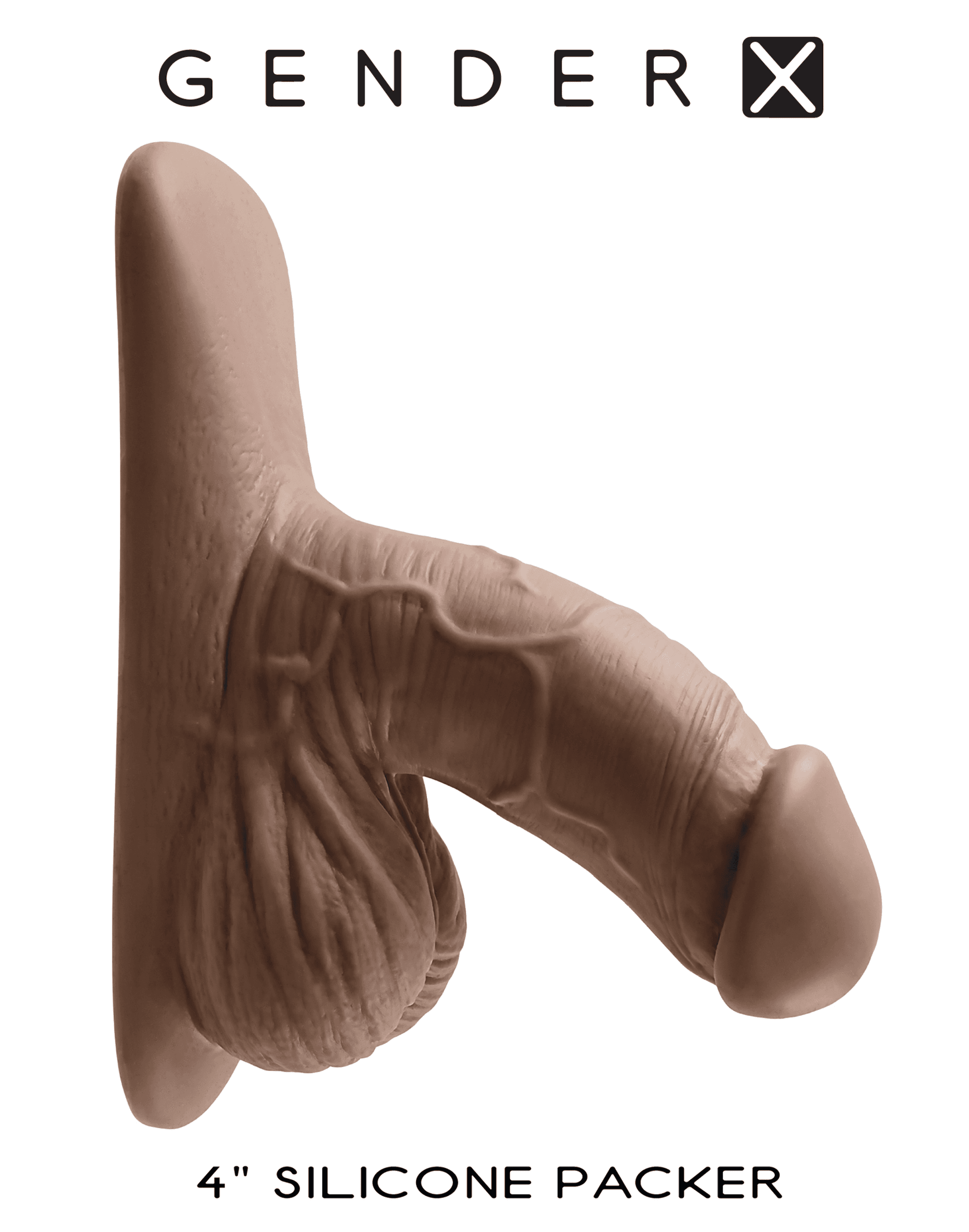GENDER X 4IN SILICONE PACKER DARK