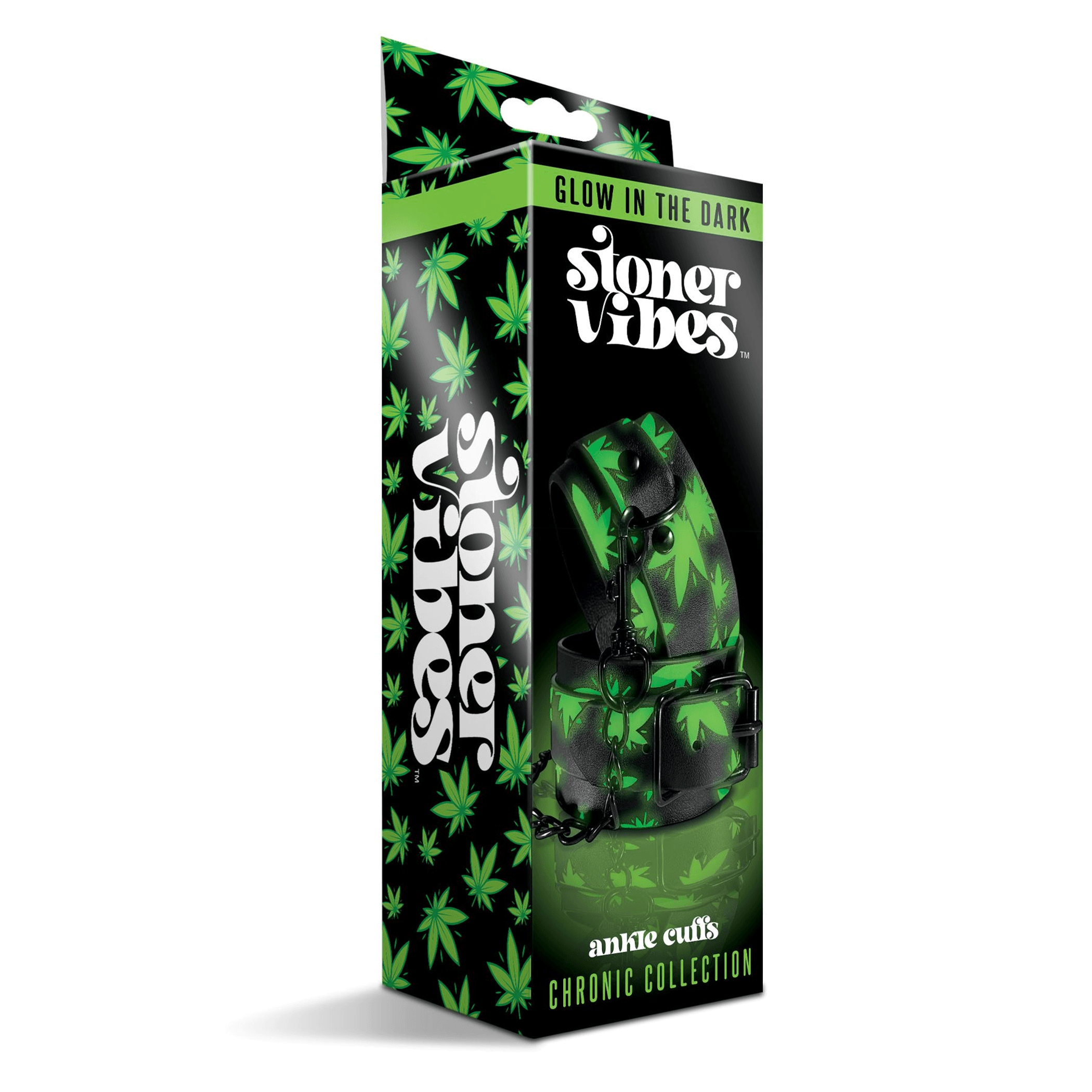 STONER VIBES ANKLE CUFFS GLOW IN THE DARK CHRONIC COLLECTION