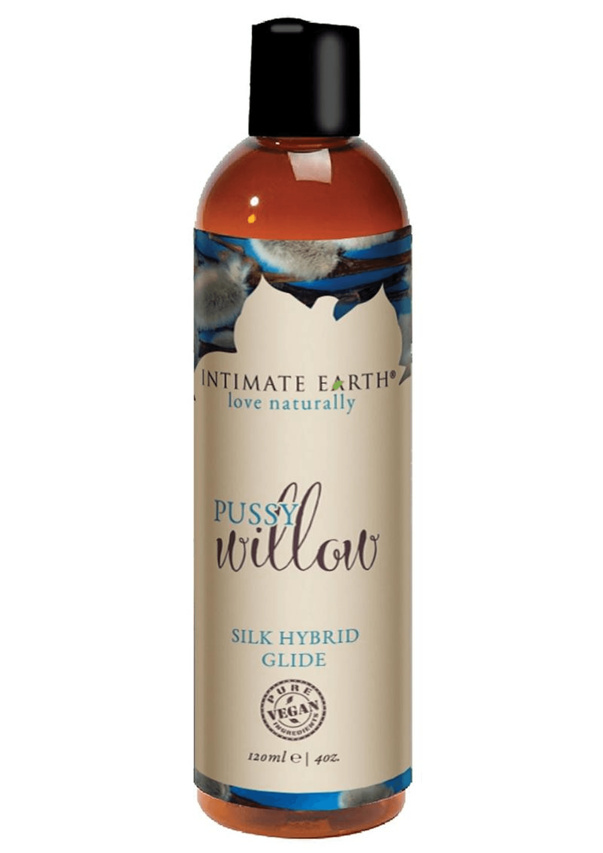 INTIMATE EARTH PXSSYWILLOW HYBRID SILK 120ML/ 4OZ