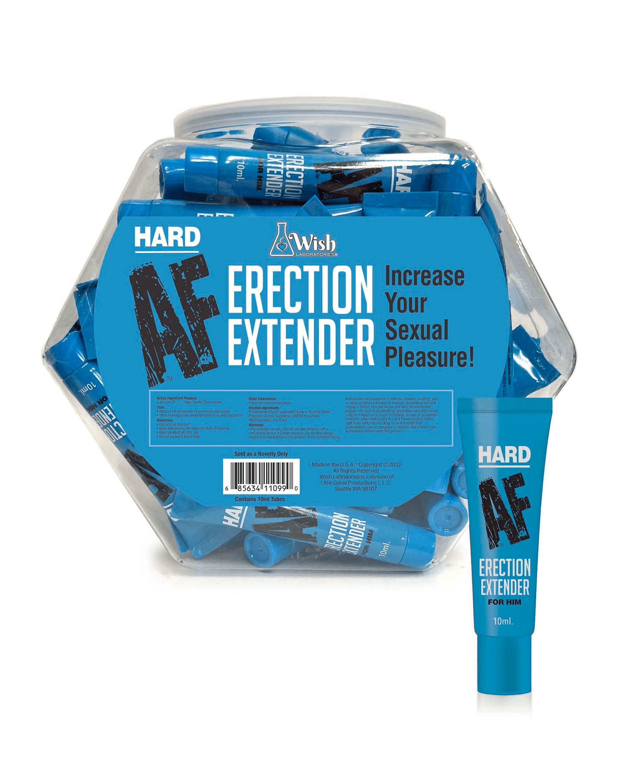 HARD AF FISHBOWL 65 PACK ERECTION EXTENDER 10ML