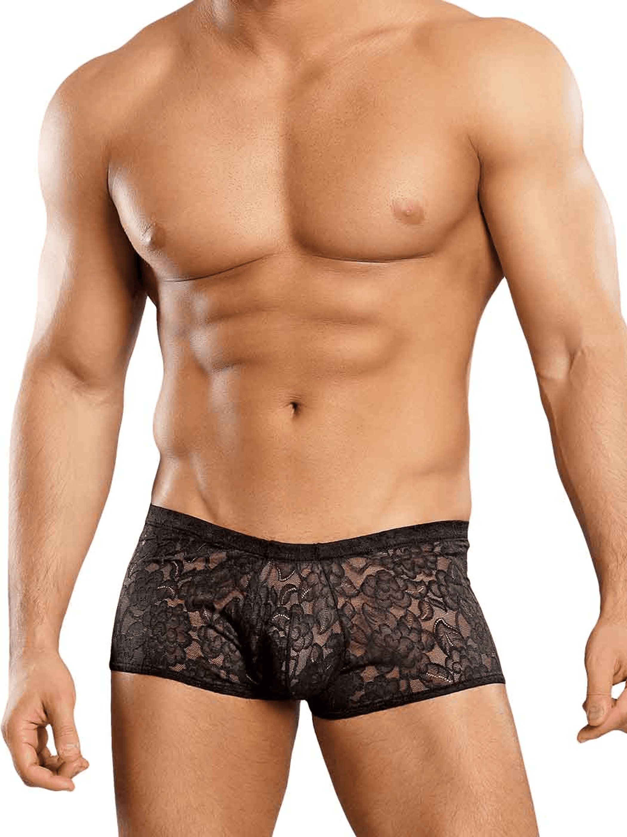 MINI SHORT STRETCH LACE BLACK SMALL