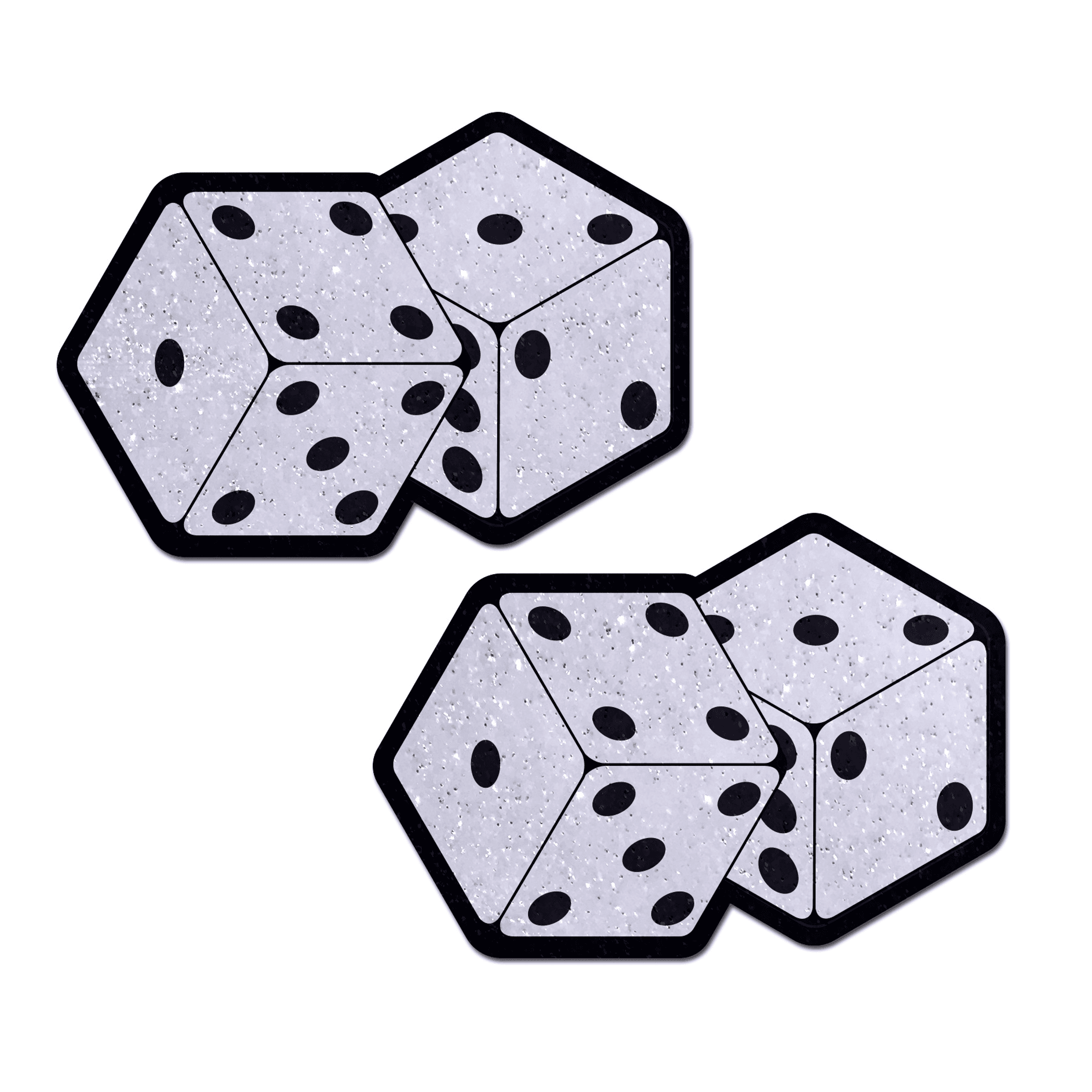 PASTEASE PAIR OF FUZZY DICE