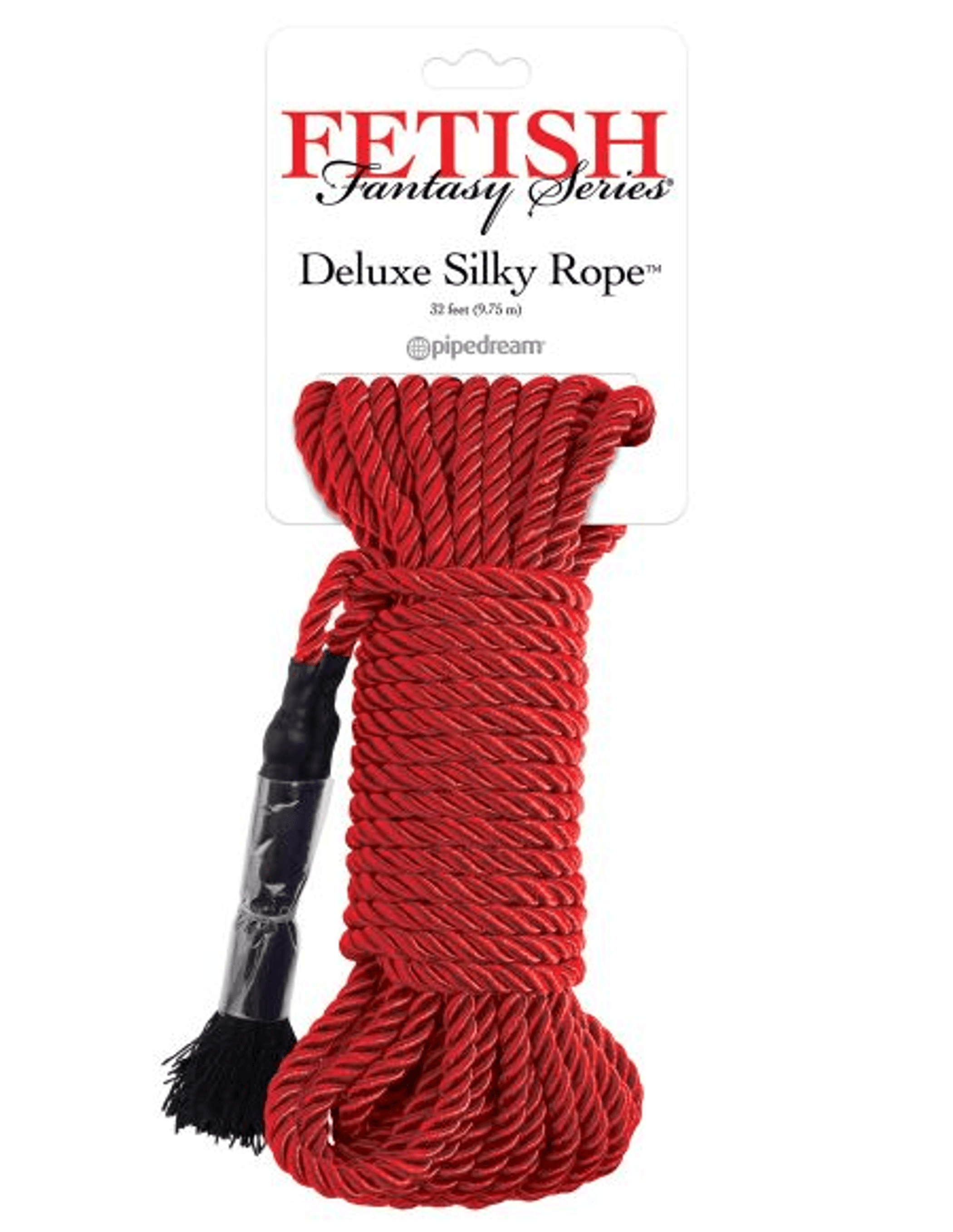 FETISH FANTASY SERIES DELUXE SILK ROPE RED