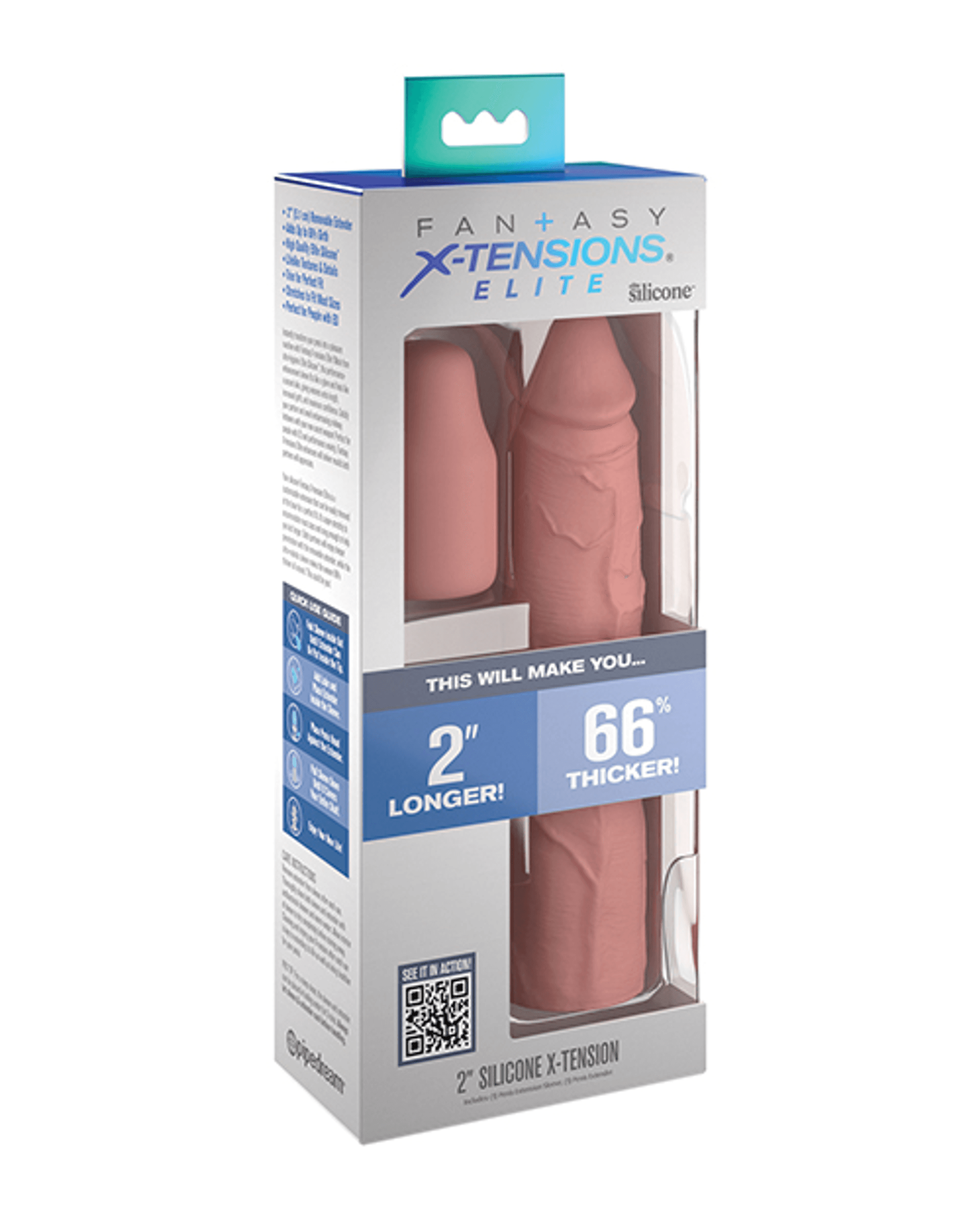 FANTASY X-TENSIONS ELITE 8IN SLEEVE W/ 2IN PLUG LIGHT