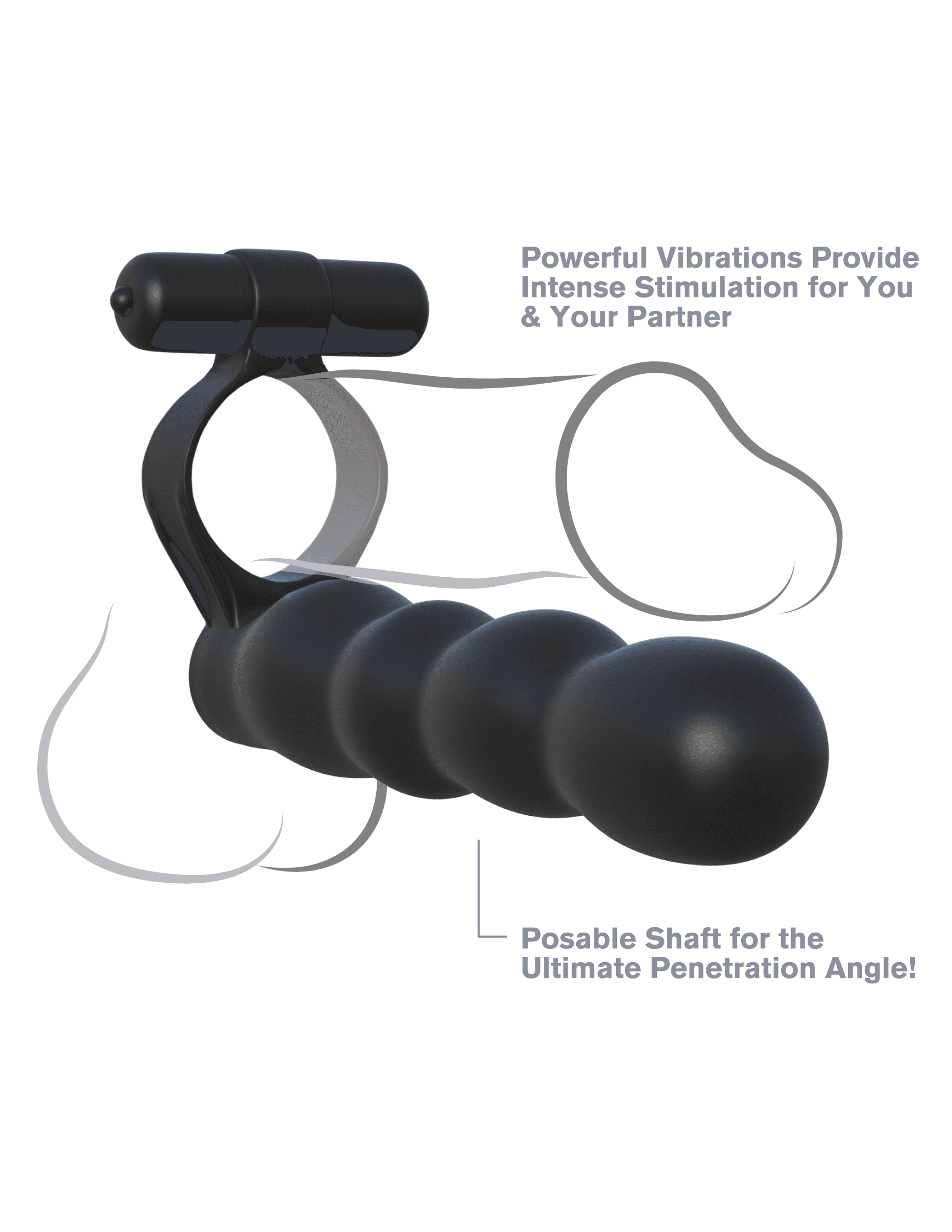 FANTASY C-RINGZ POSABLE PARTNER PENETRATOR