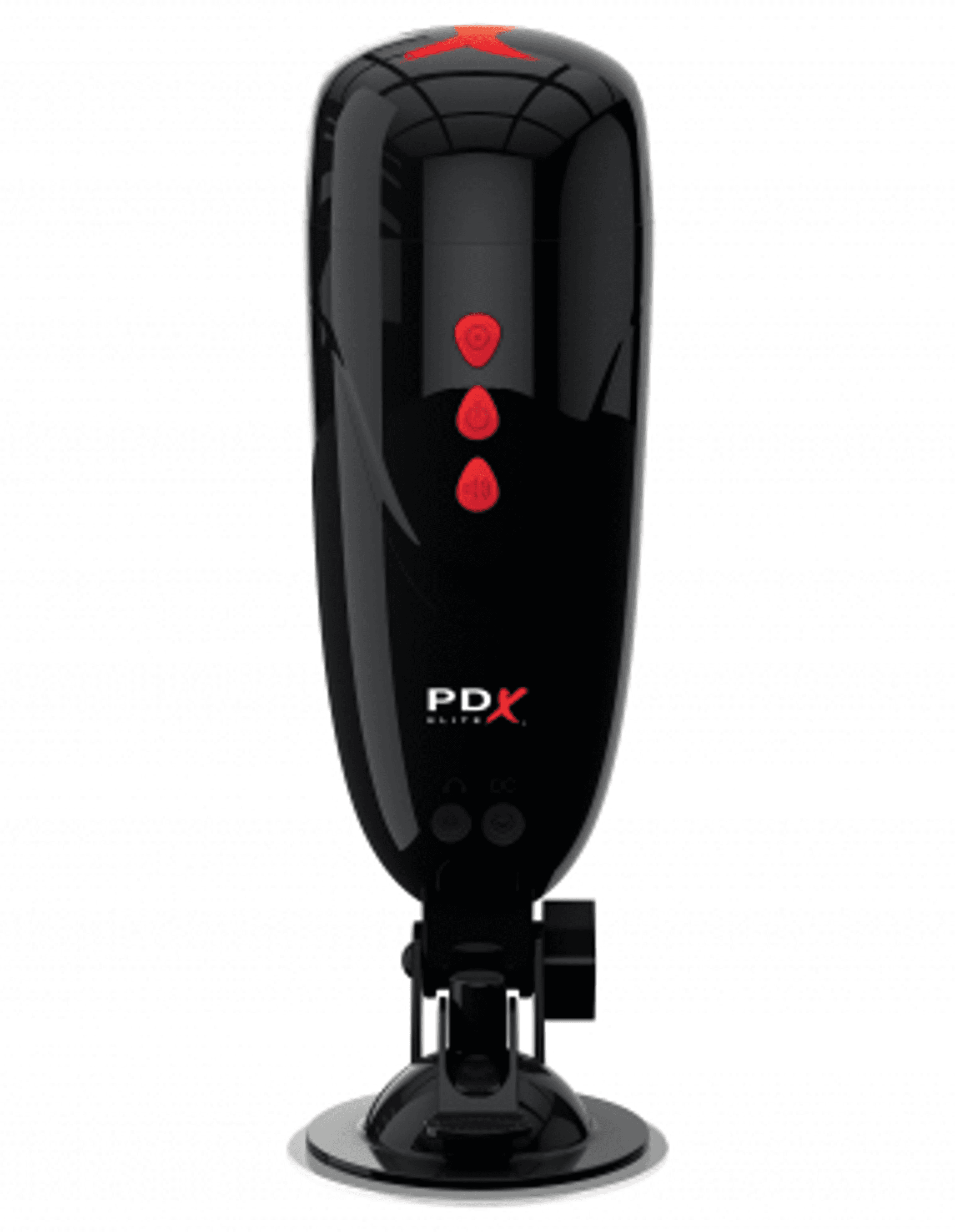 PDX ELITE DIRTY TALK STARTER STROKER LIGHT/BLACK