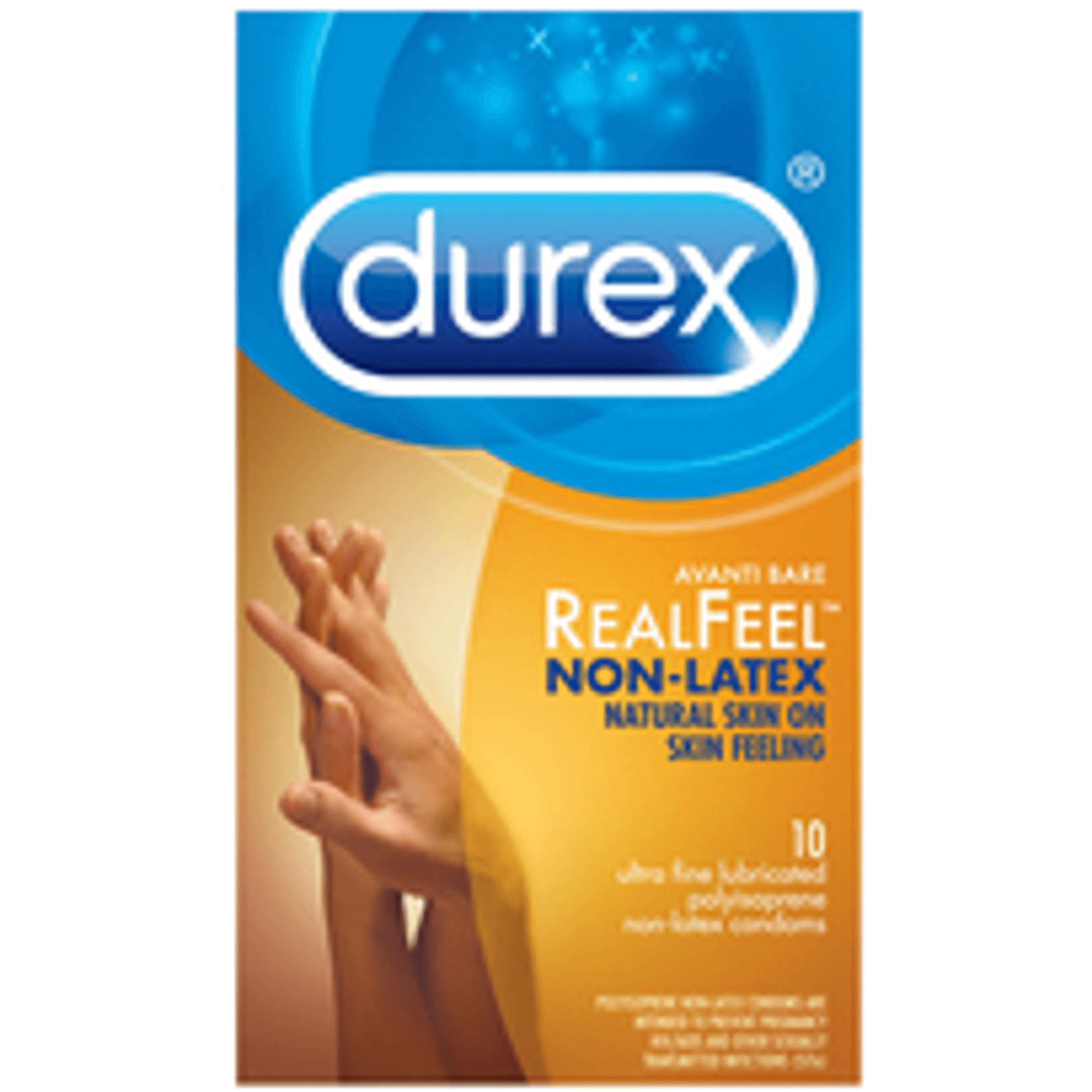 DUREX AVANTI REEL FEEL NON LATEX 10 PACK