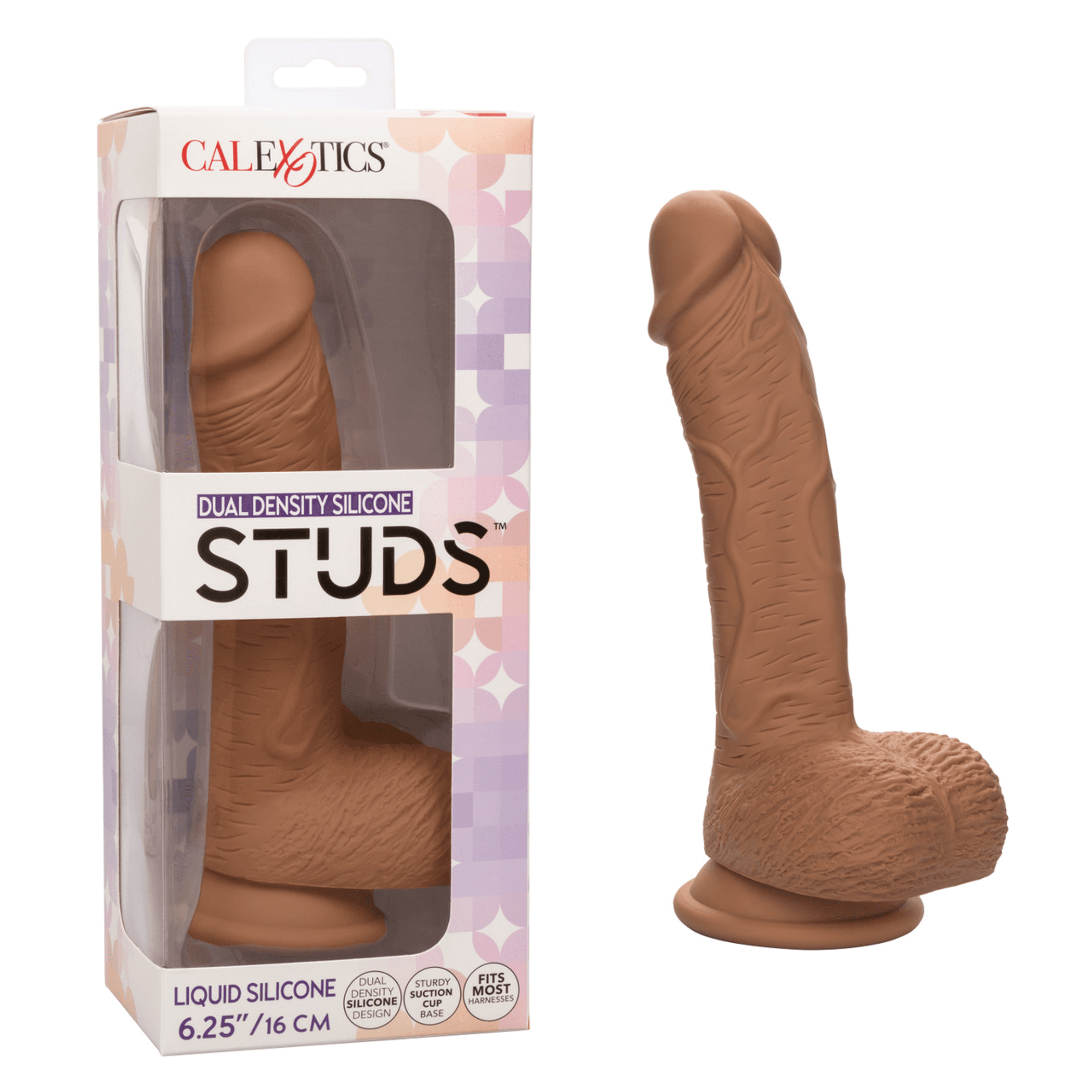 DUAL DENSITY SILICONE STUD 6.25IN BROWN